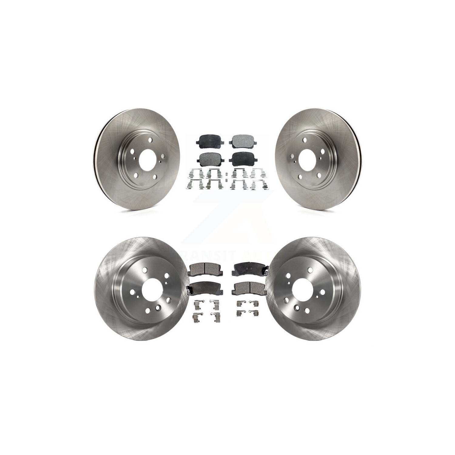 Disques de frein à disque arrière avant et plaquettes en céramique pour Lexus RX300 1999-2001 à TI K8T-101166