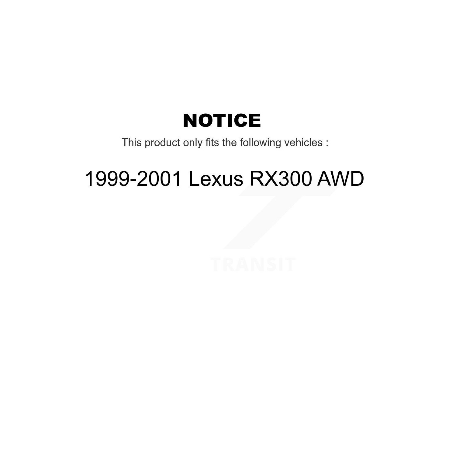 Disques de frein à disque arrière avant et plaquettes en céramique pour Lexus RX300 1999-2001 à TI K8T-101166