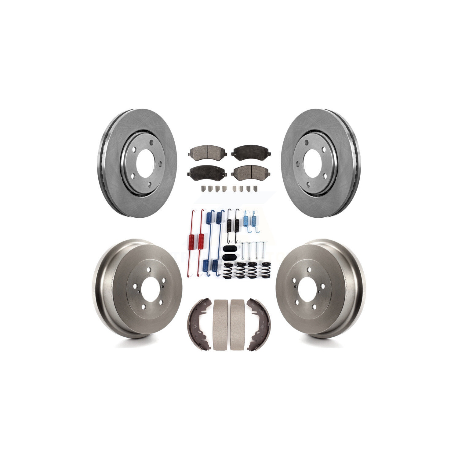 Ensemble tambour à plaquette semi-métallique pour disques de frein arrière avant pour Dodge Caravan Grand Chrysler K8F-102302