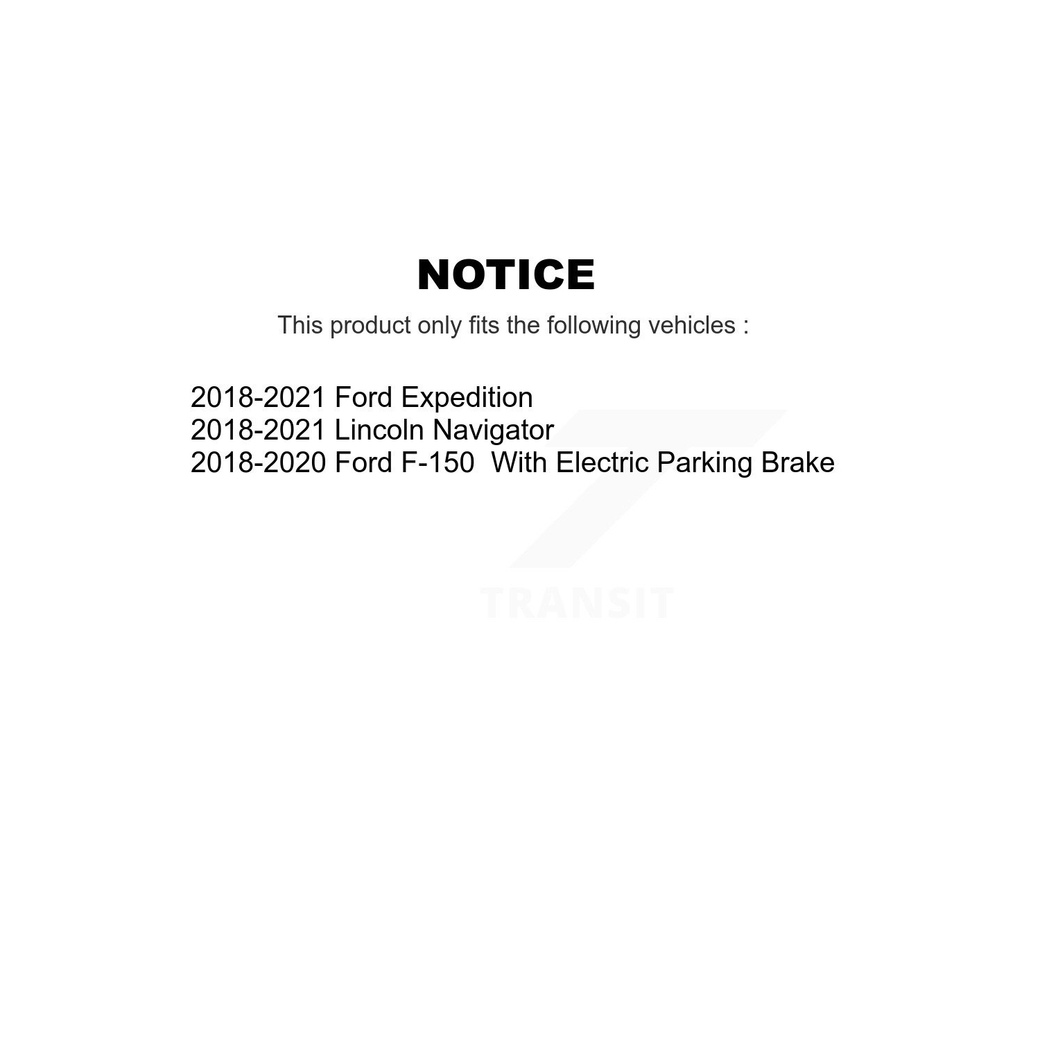 Rear Coated Disc Brake Rotors Ceramic Pad Kit For Ford F-150 Expedition Lincoln Navigator KGA-103987