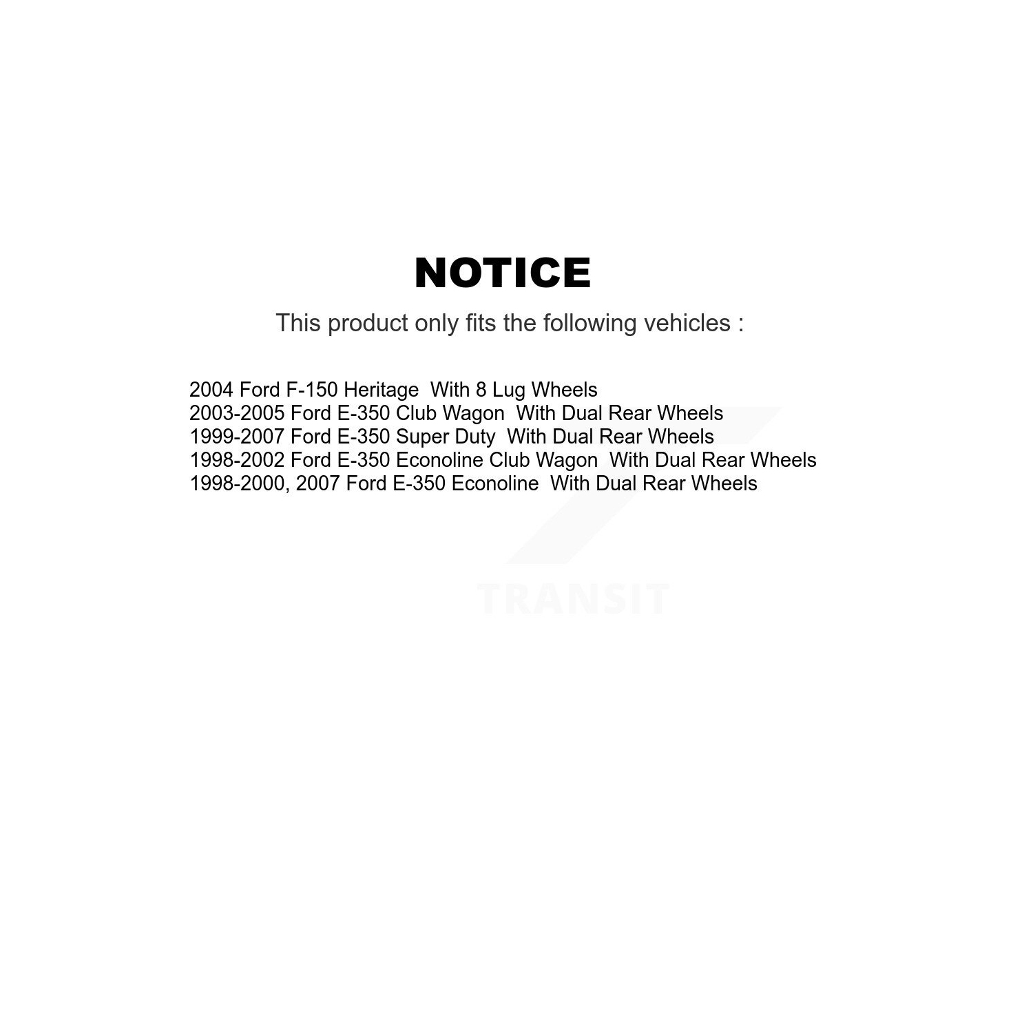 Rear Brake Rotors Ceramic Pad Kit For Ford E-350 Super Duty Econoline F-150 Heritage Club K8T-101709