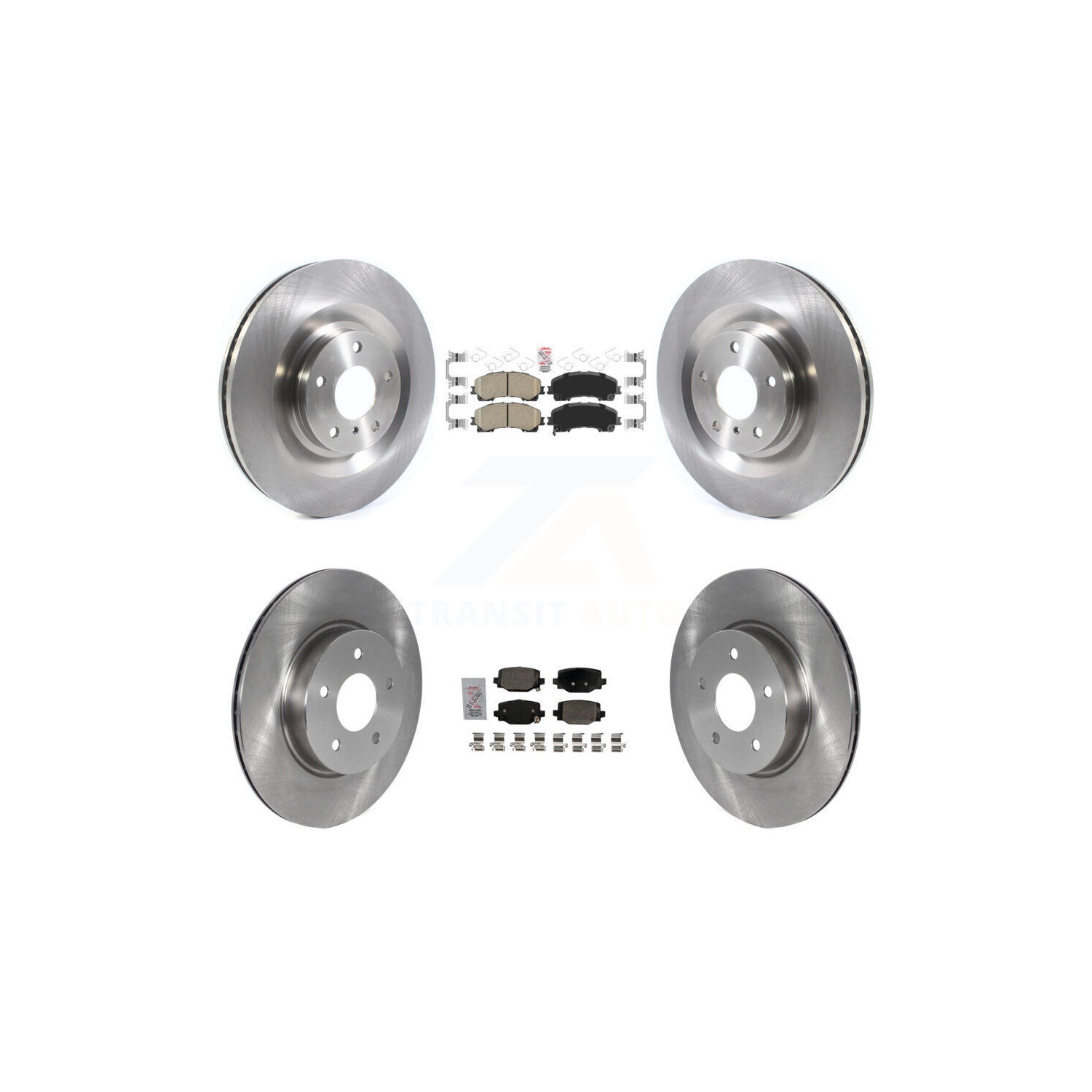 Front Rear Ceramic Pads And Disc Brake Rotors Kit For INFINITI QX50 QX55 K8A-106288