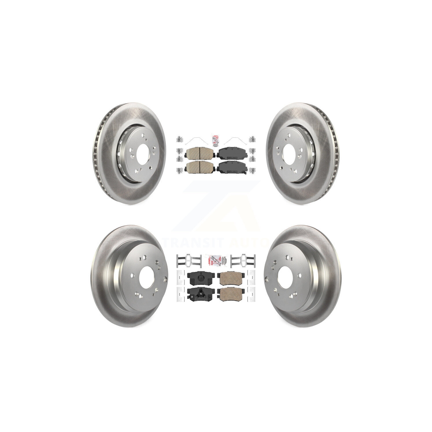 Plaquettes en céramique à l'avant et disques de frein enduits pour Acura RDX KGA-101779 2013-2018