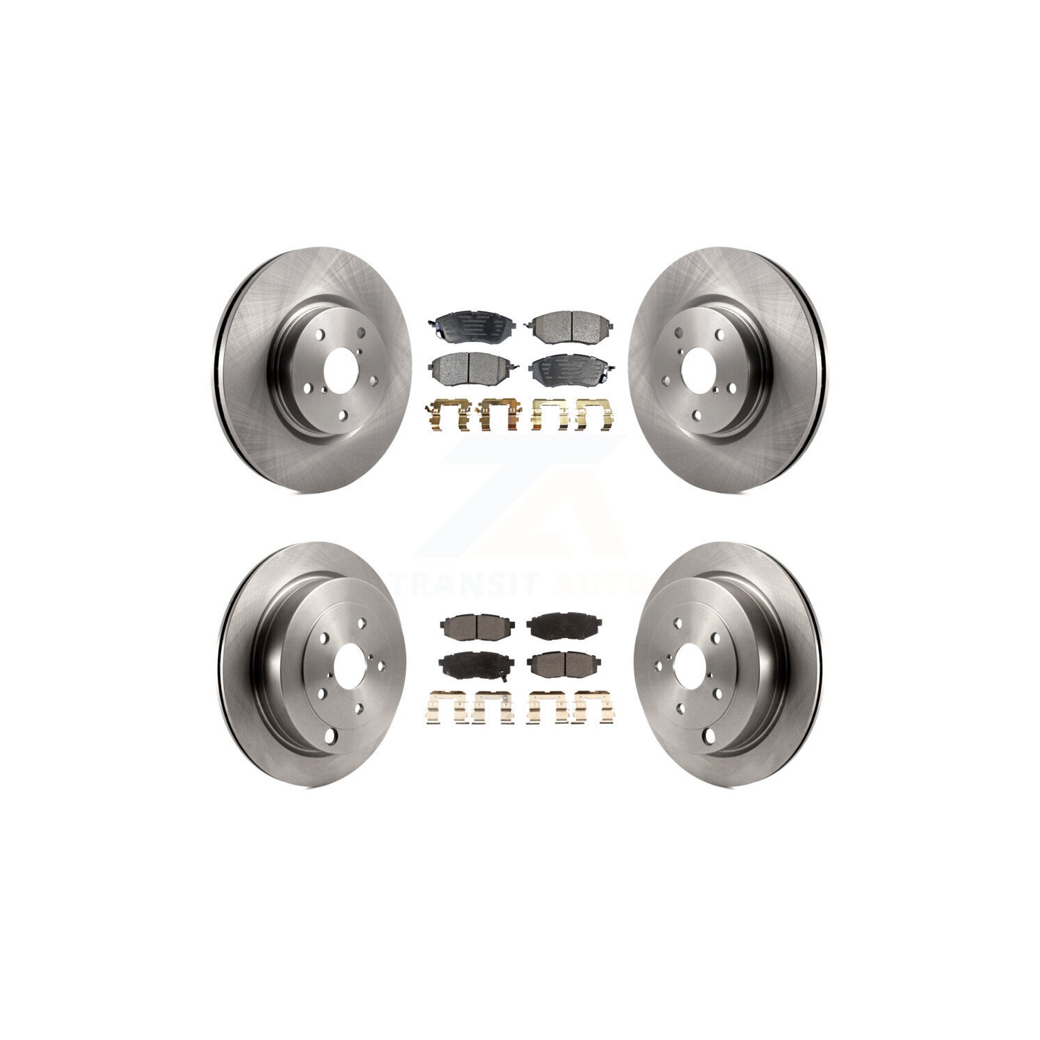 Disques de frein à disque arrière avant et plaquettes en céramique pour Subaru Tribeca B9 K8T-101316