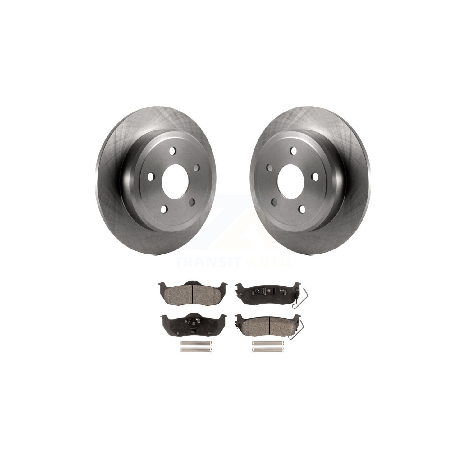 Rear Disc Brake Rotors And Semi-Metallic Pads Kit For Jeep Grand Cherokee Commander K8F-101657