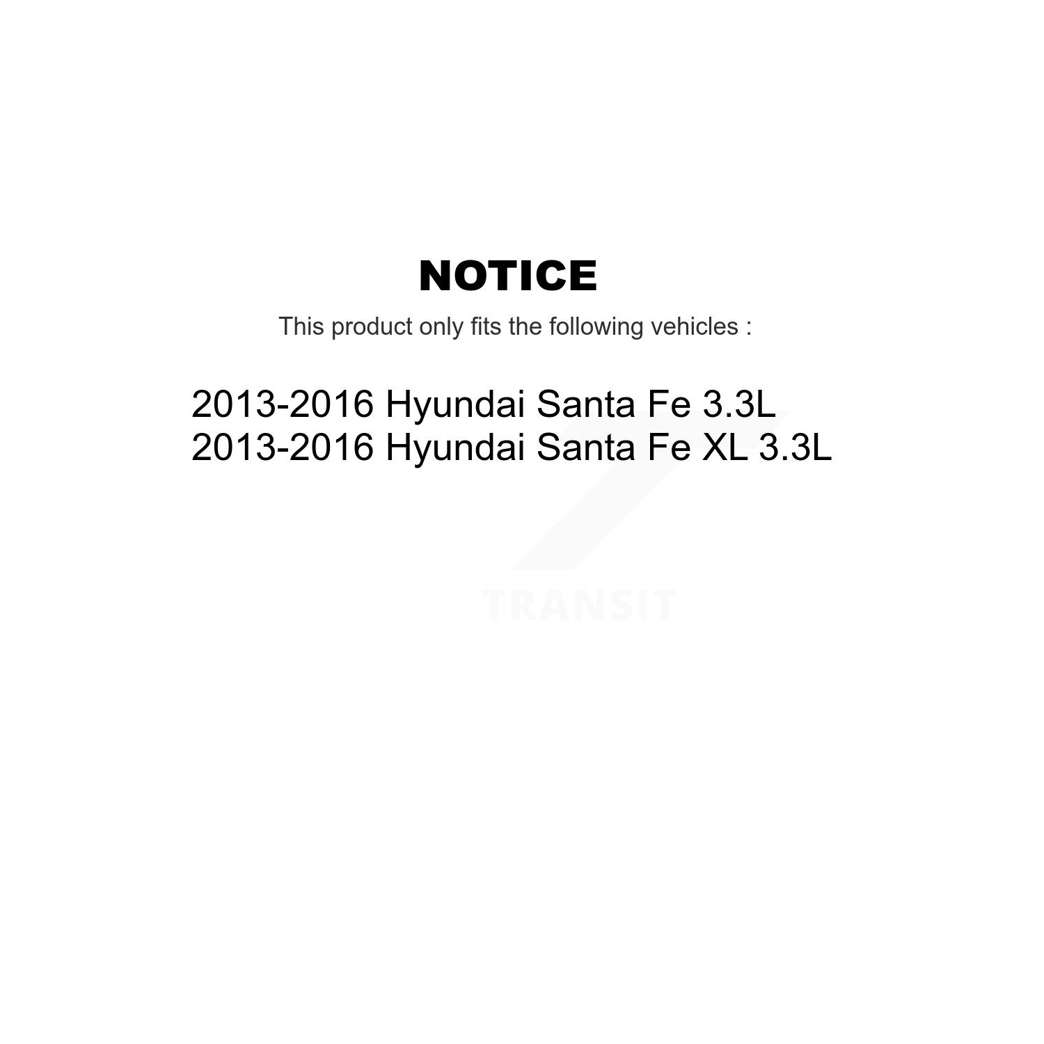 Disques de frein avant recouverts et ensemble de plaquettes en céramique pour Hyundai Santa Fe XL 3,3&nbsp;L KGT-100512 2013-2016