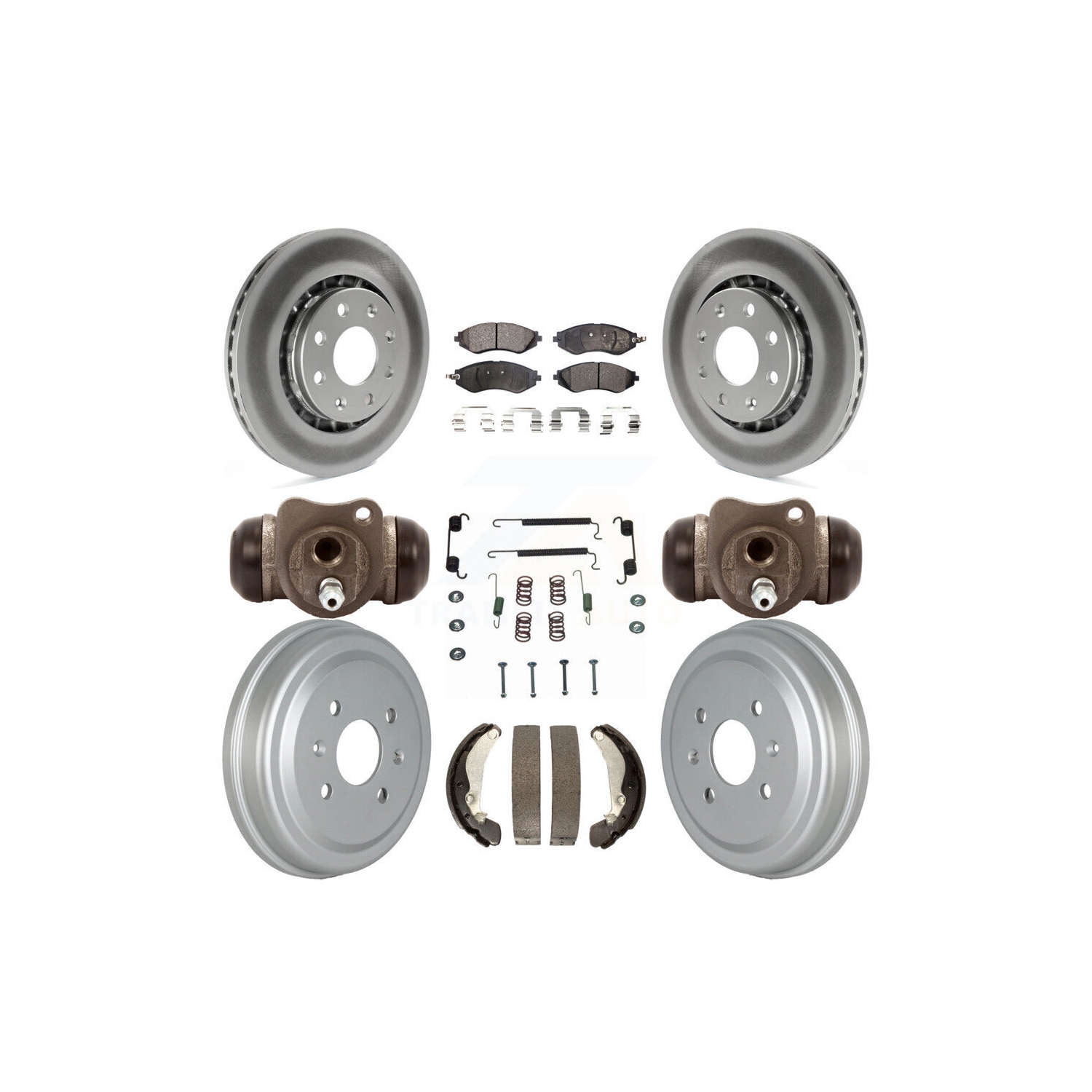 Ensemble tambour à plaquette en céramique pour disque de frein avant arrière pour Aveo Pontiac Aveo5 KGT-102492 de Chevrolet