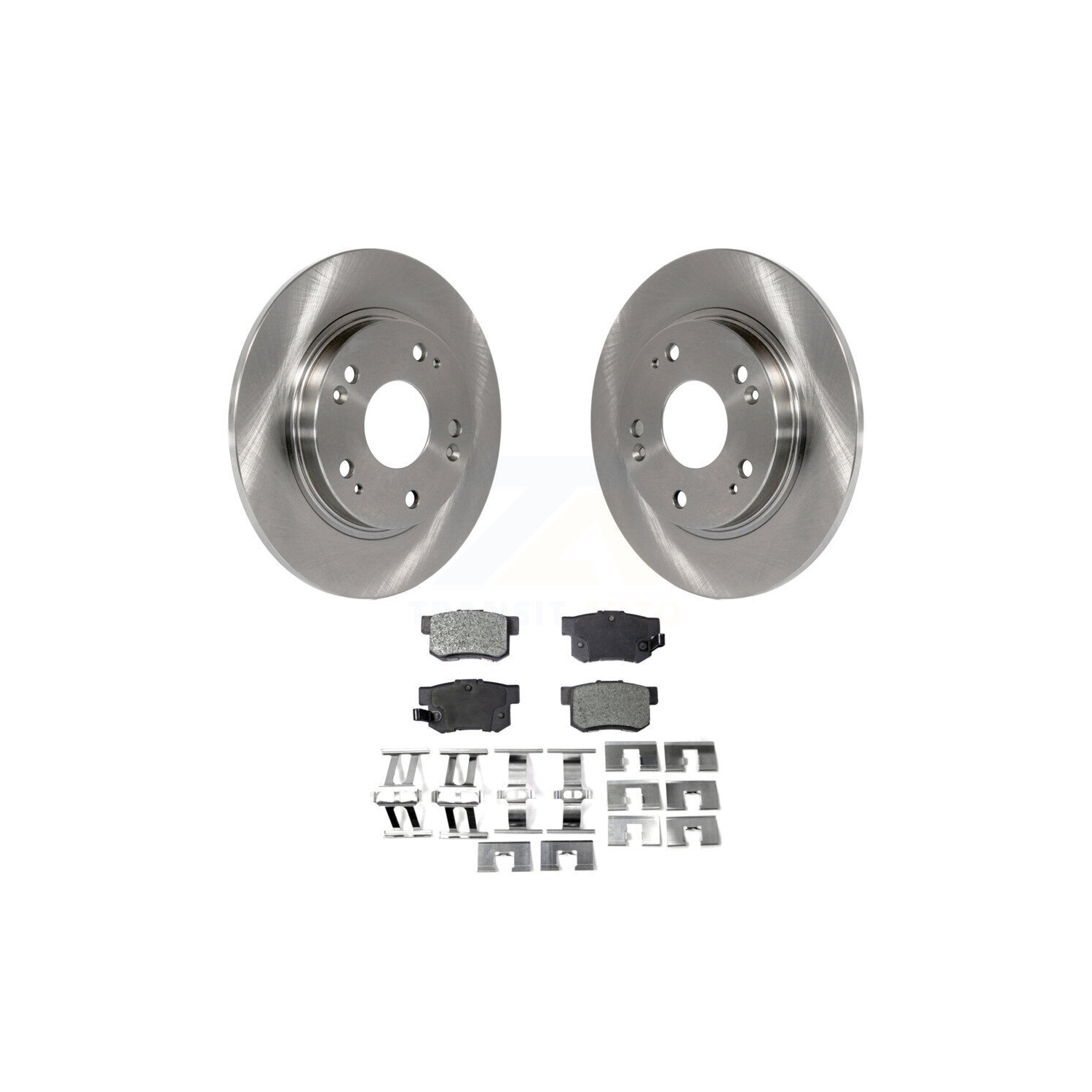 Rear Disc Brake Rotors And Semi-Metallic Pads Kit For 2011-2015 Honda CR-Z K8F-101918