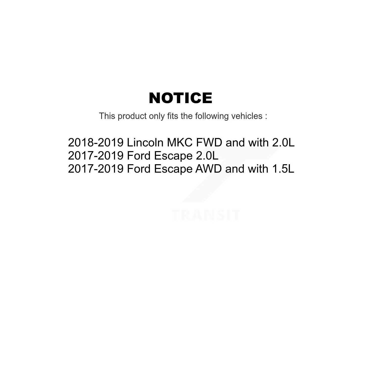 Front Ceramic Rear Semi-Metallic Pad And Disc Brake Rotor Kit For Ford Escape Lincoln MKC K8A-106644