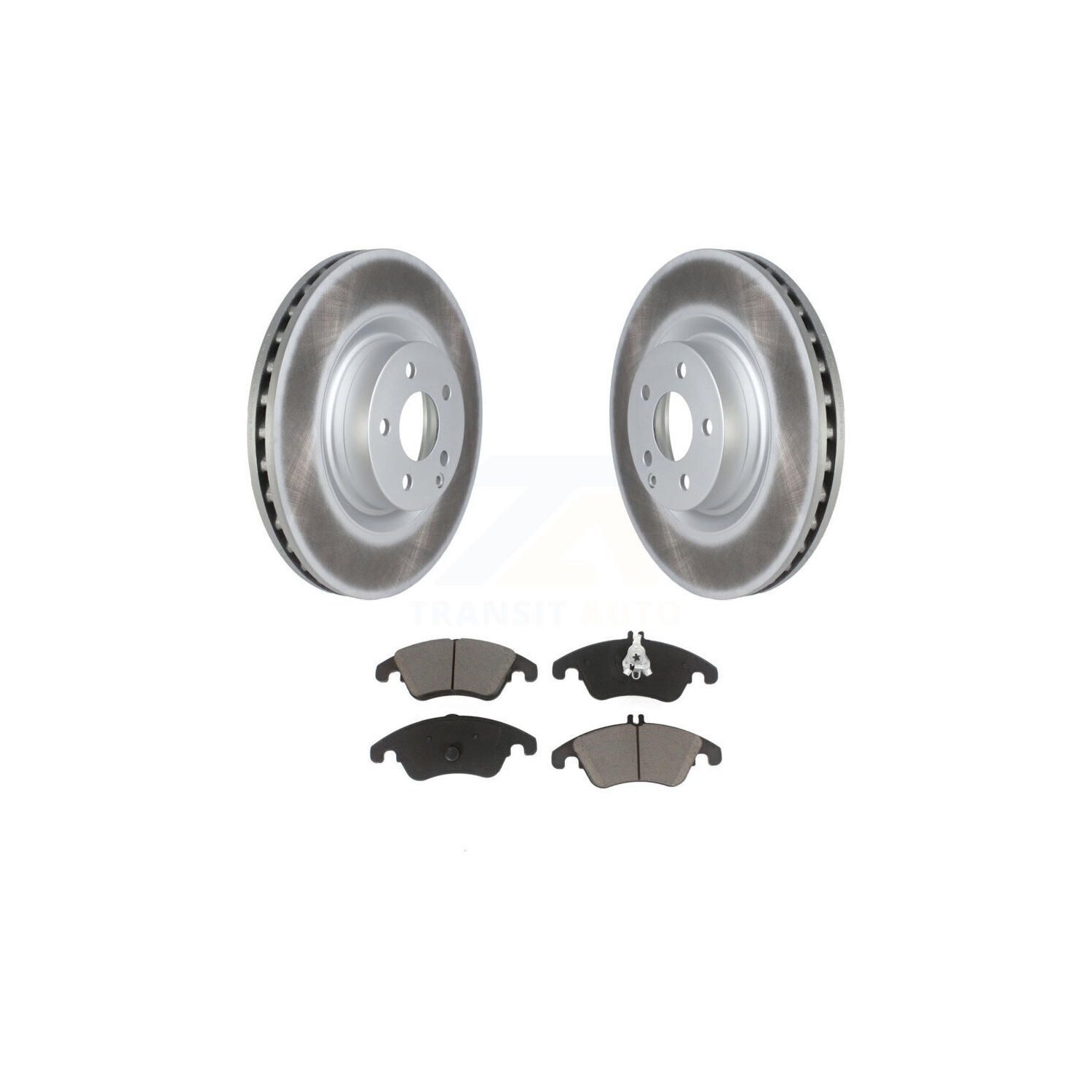 Ensemble de disques de frein à disque enduit avant et plaquettes en céramique pour Mercedes-Benz E400 E550 C250 KGC-100172