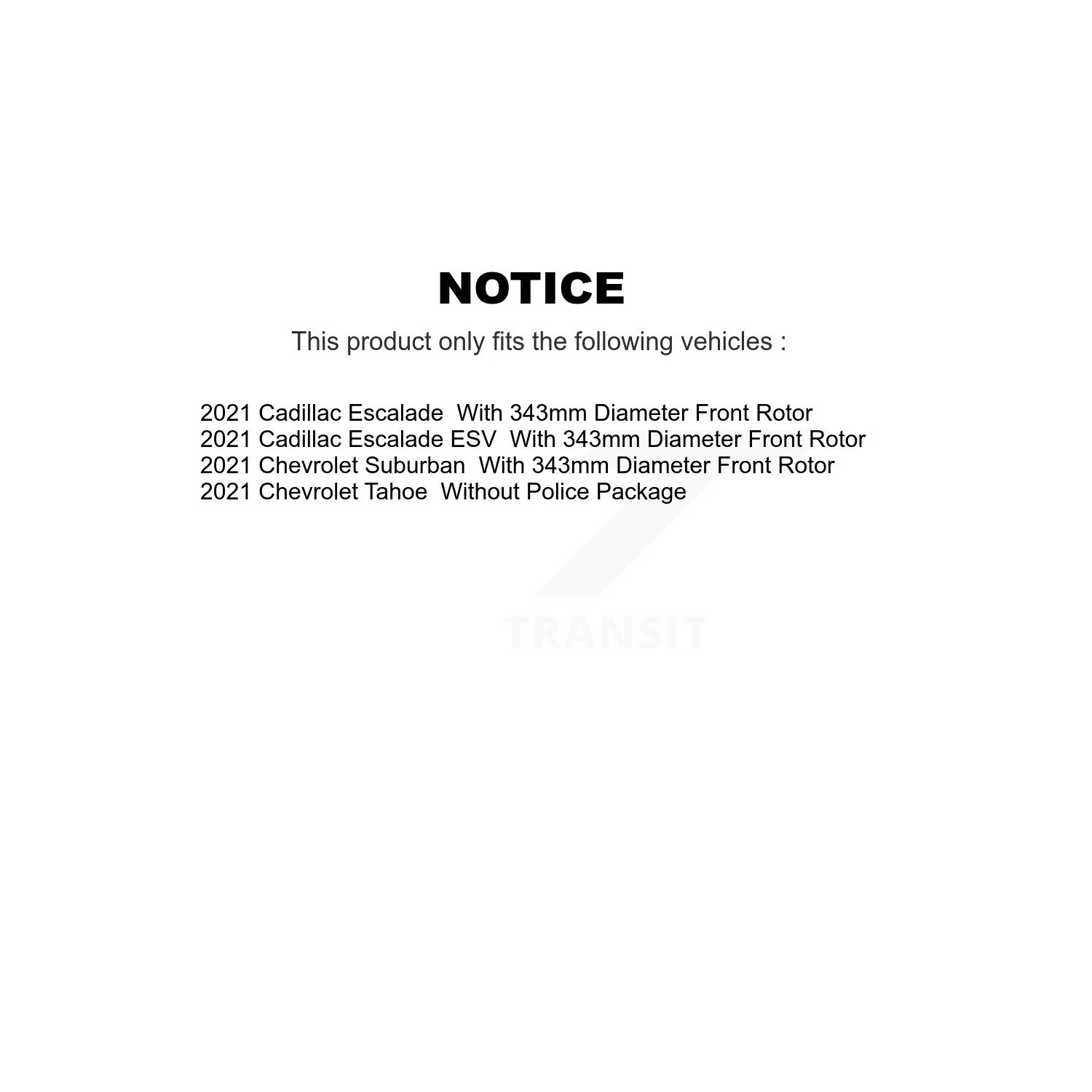 Jeu de plaquettes semi-métalliques pour disque de frein à fente de perceuse avant pour Chevrolet Silverado 1500 Yukon KDA-100507 DE GMC