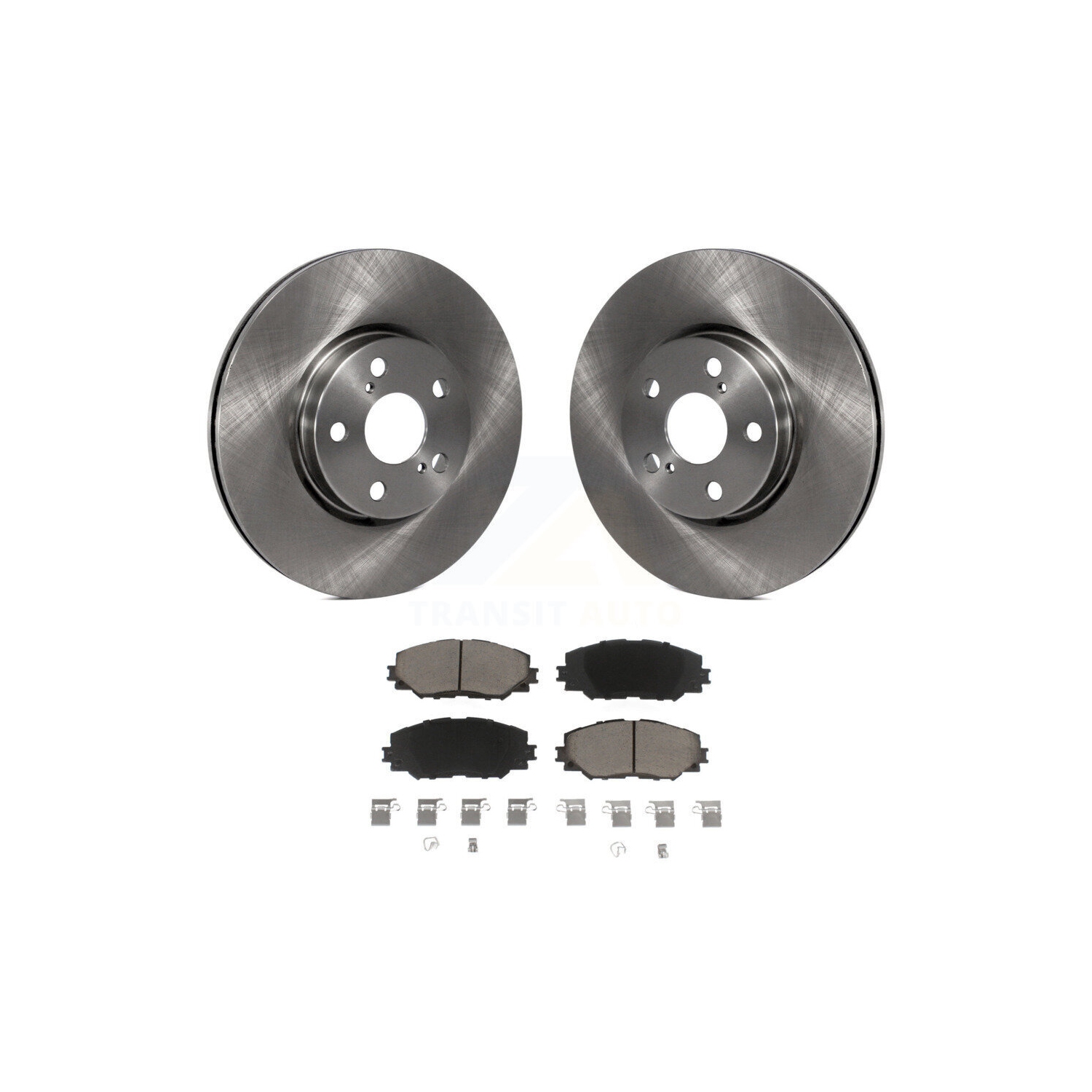Front Disc Brake Rotors & Ceramic Pad Kit For Toyota Corolla Matrix Pontiac Vibe Scion xD K8C-100109