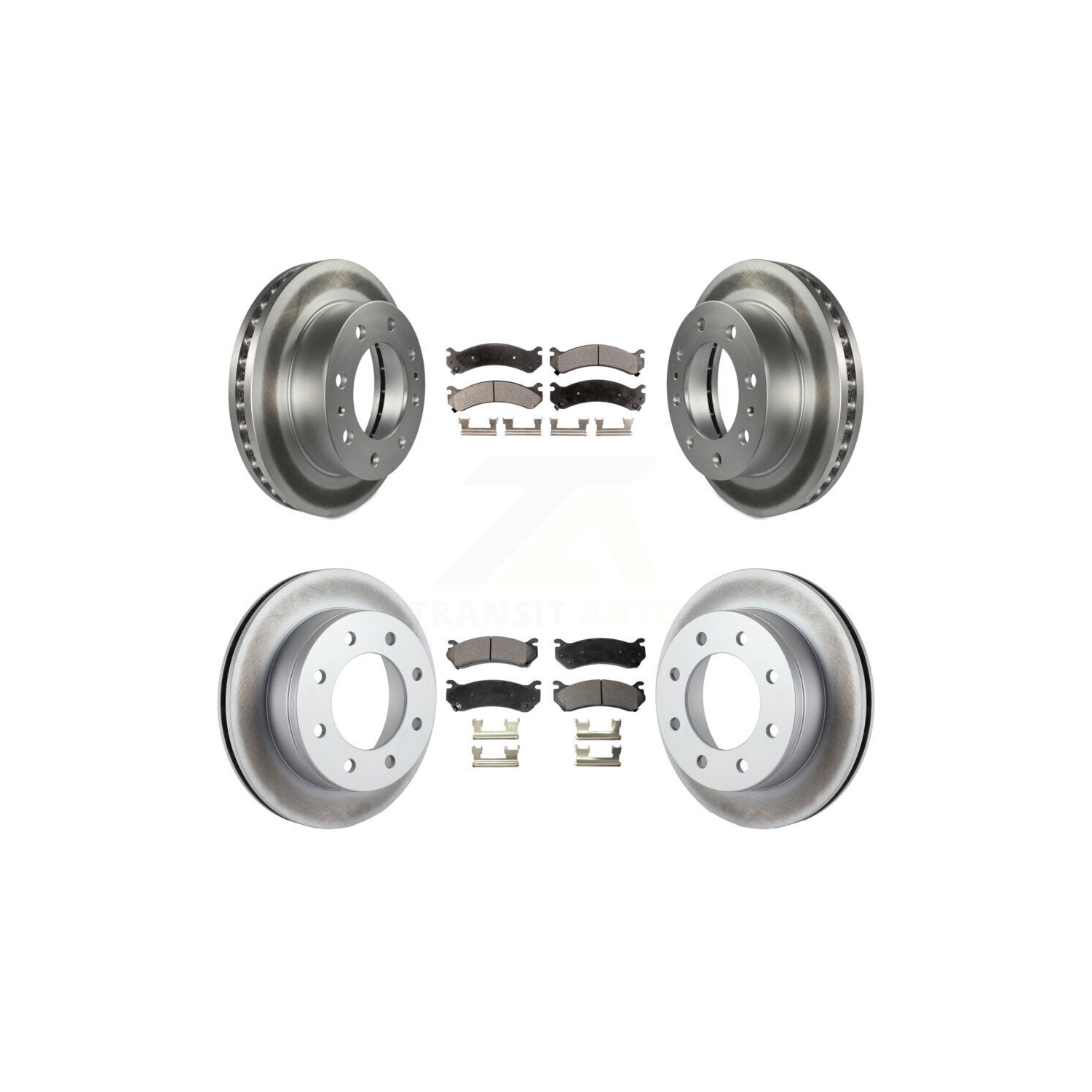 Ensemble de plaquettes semi-métalliques pour disque de frein arrière de GMC Sierra 2500 HD Hummer KGF-100564 DE Chevrolet