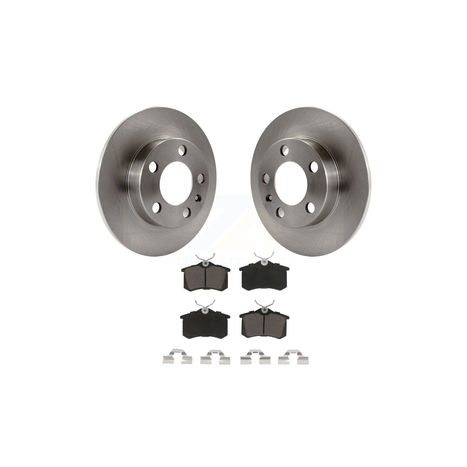 Rear Disc Brake Rotors And Ceramic Pads Kit For 2007-2010 Volkswagen Beetle K8C-101728