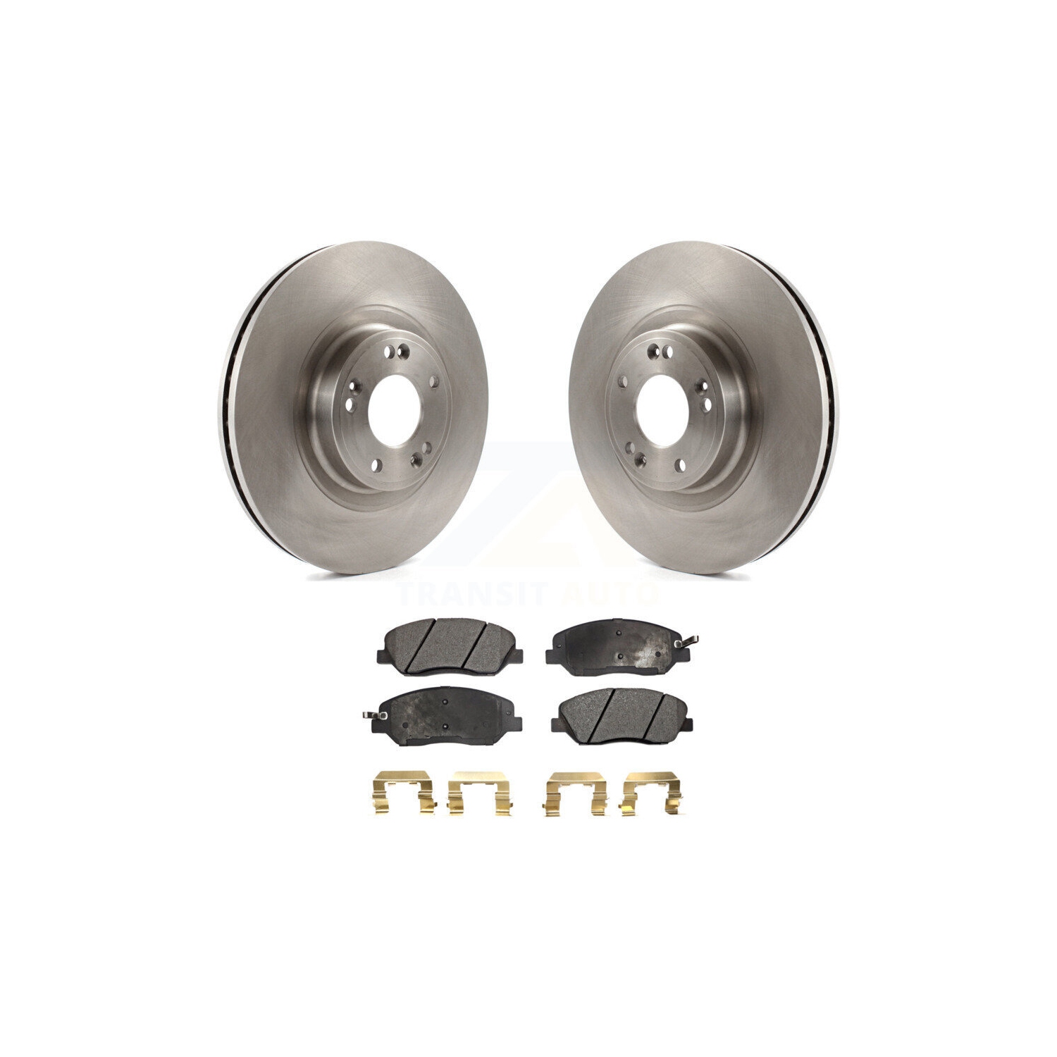 Front Disc Brake Rotors And Ceramic Pads Kit For 2012 Hyundai Genesis 3.8L K8T-100591