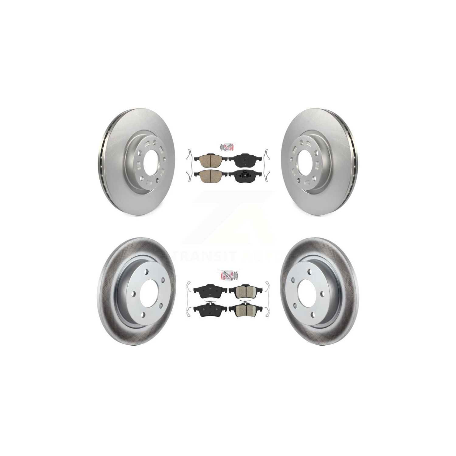 Plaquettes en céramique à l'avant et disques de frein enduits pour Mazda 3 Sport KGA-102436