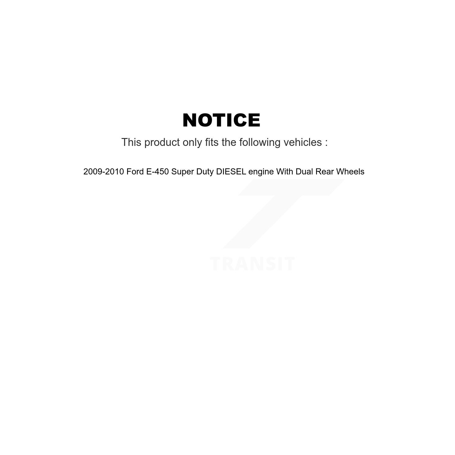 Kit de disque de frein à disque à plaquettes semi-métalliques avant arrière pour Ford E-450 Super Duty moteur DIESEL K8&nbsp;A-105812