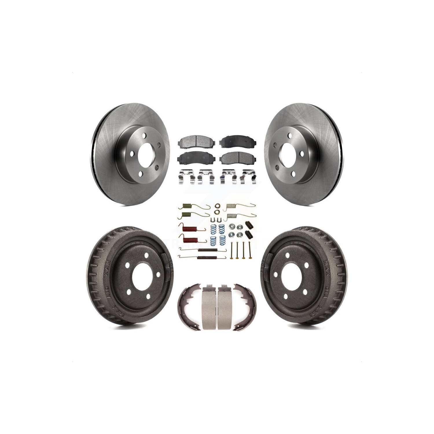 Plaquettes et tambours de frein arrière avant en céramique pour Mazda B4000 avec diamètre de 9 po K8T-104278