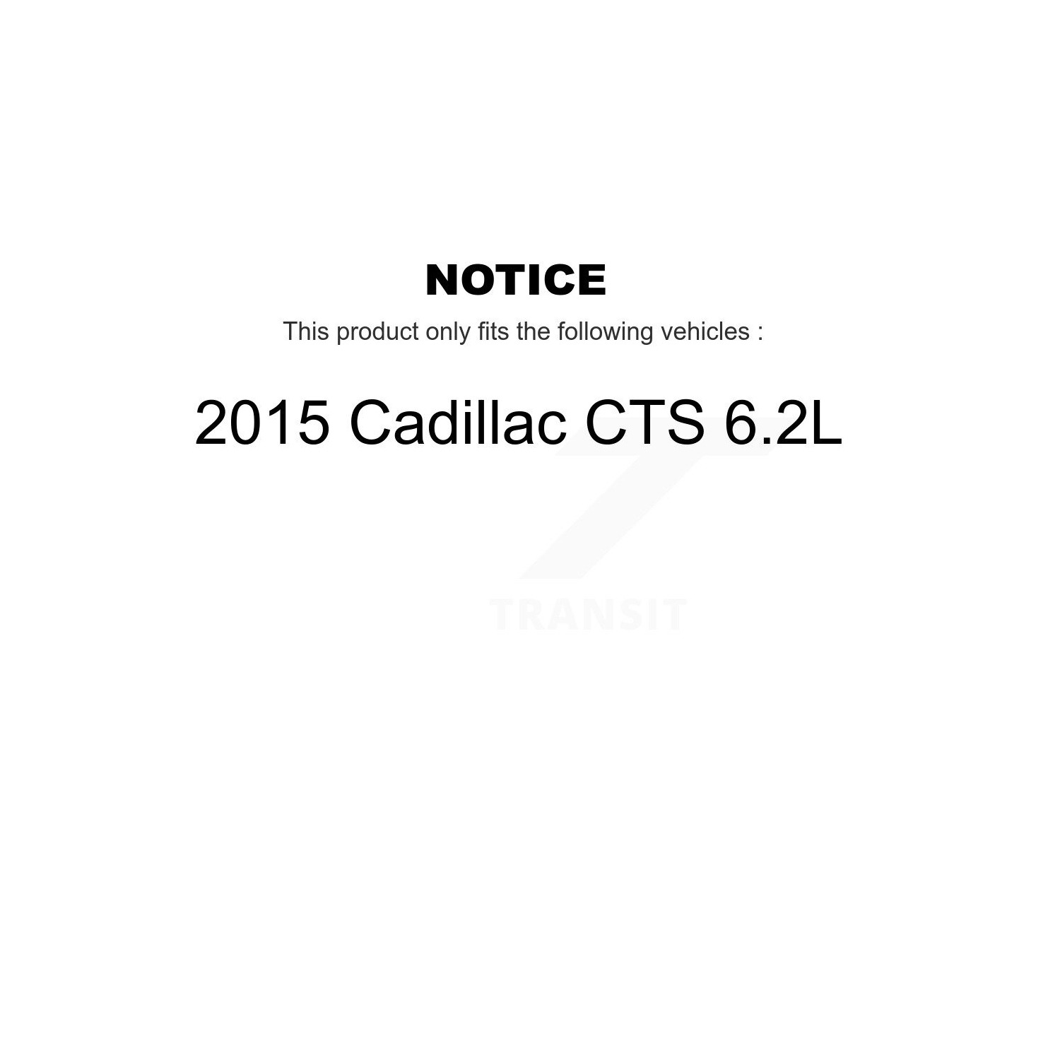 Rear Coated Disc Brake Rotors And Semi-Metallic Pads Kit For 2015 Cadillac CTS 6.2L KGS-102002