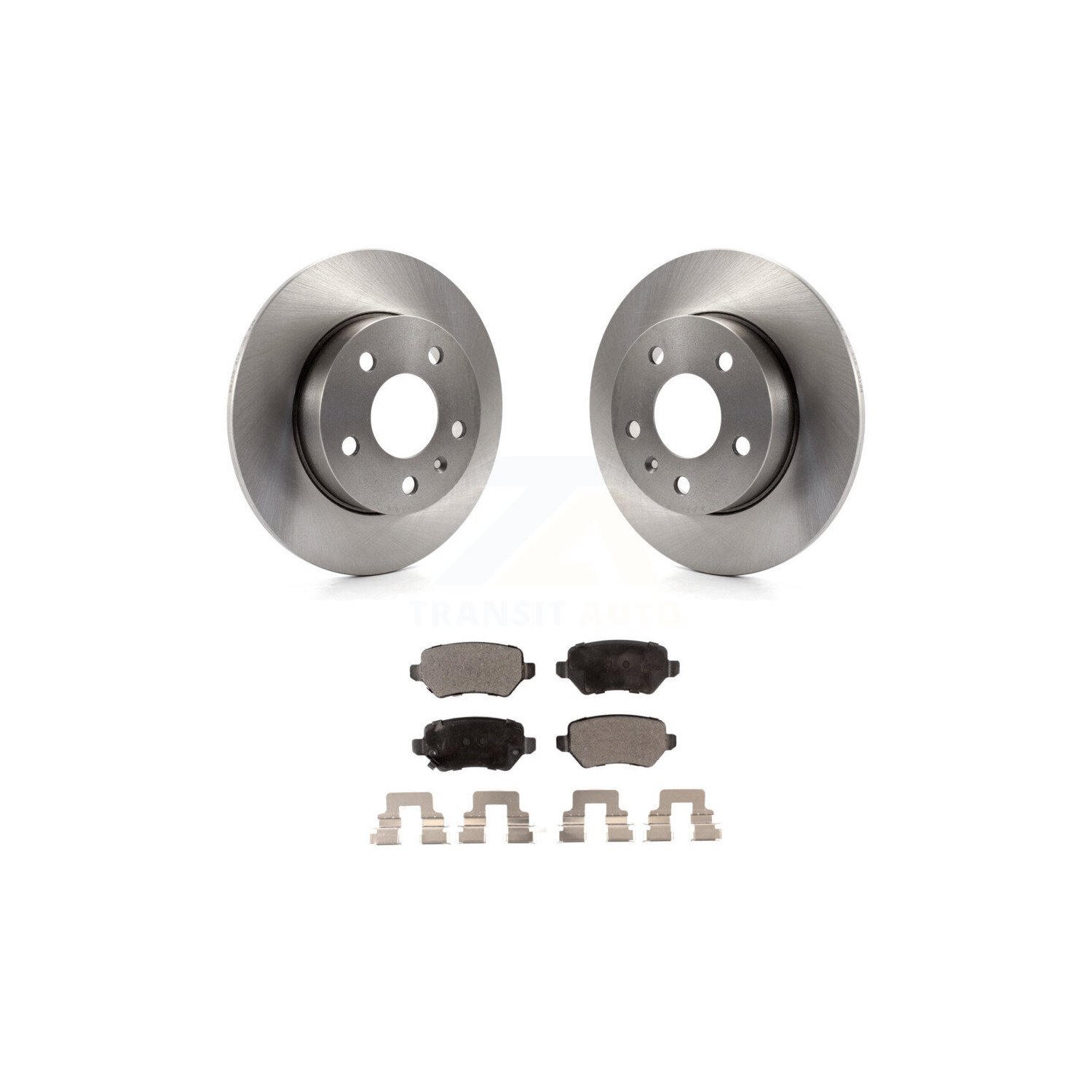 Disques de frein arrière et plaquettes semi-métalliques pour 2008-2009 Saturn Astra K8F-101545