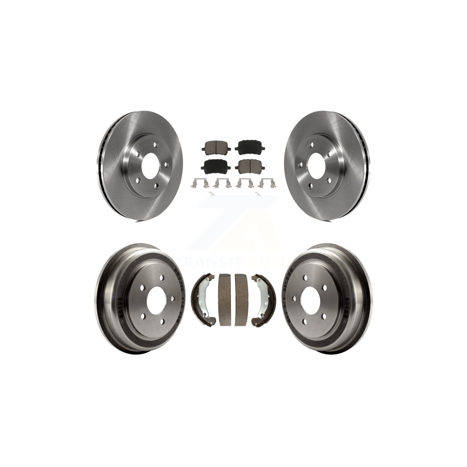 Disques de frein à disque arrière avant, plaquettes en céramique et tambour pour Chevrolet HHR K8C-102440