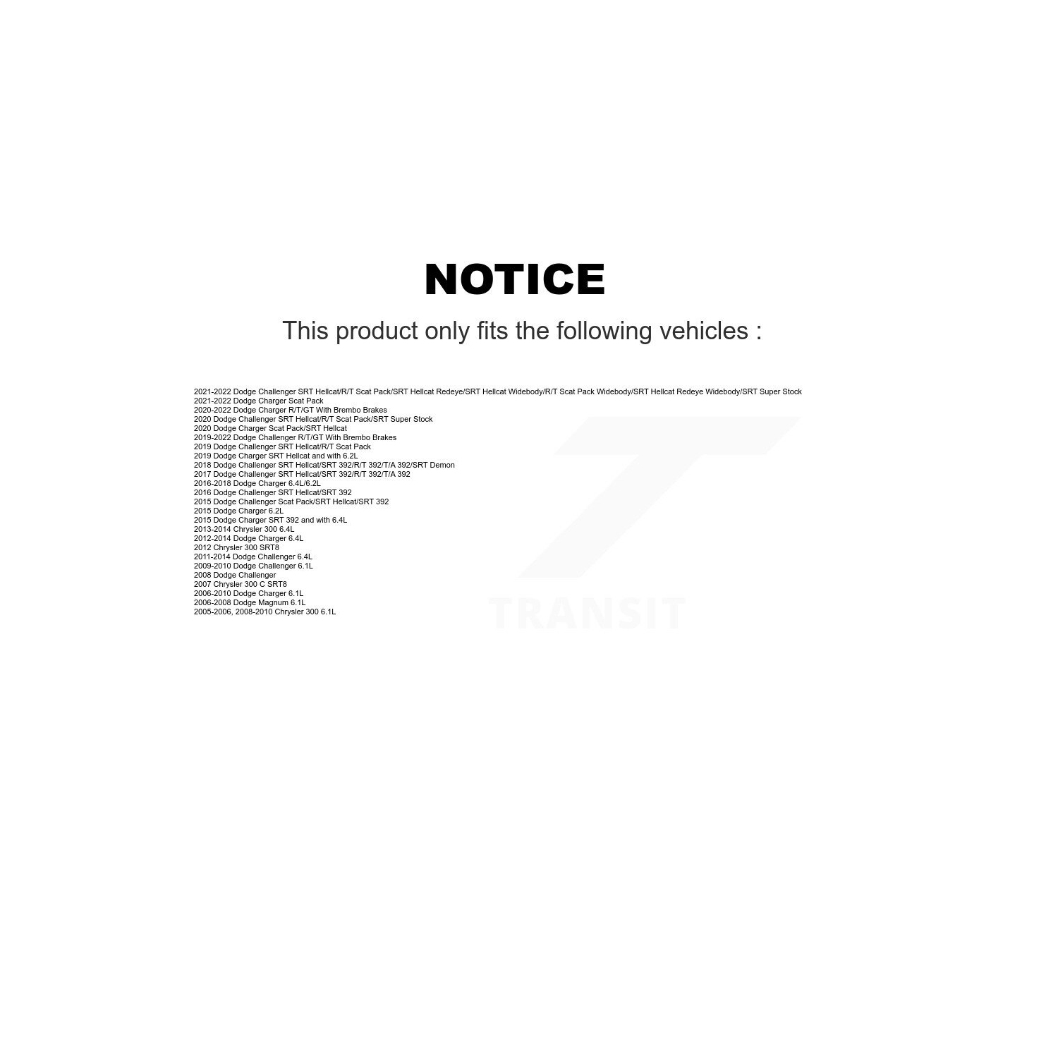 Ensemble de plaquettes de frein à revêtement arrière et semi-métalliques pour Dodge charger Chrysler 300 Challenger KGA-103974