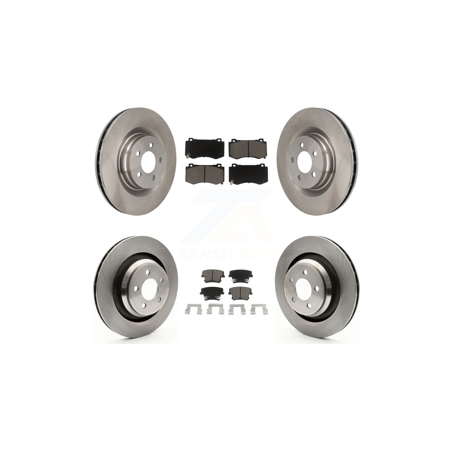 Ensemble disque de frein arrière avant et tampon en céramique pour Dodge charger R T Scat 2015 avec 6,4&nbsp;L K8C-100771