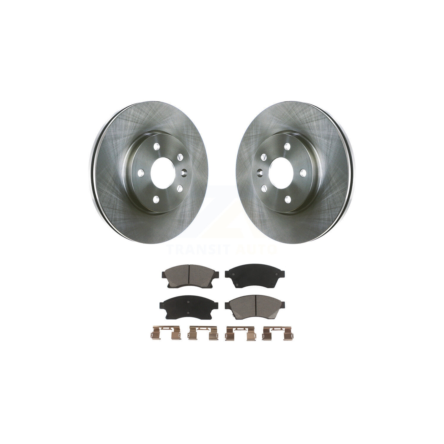 Front Disc Brake Rotors And Ceramic Pads Kit For Chevrolet Cruze Sonic Limited K8C-100293