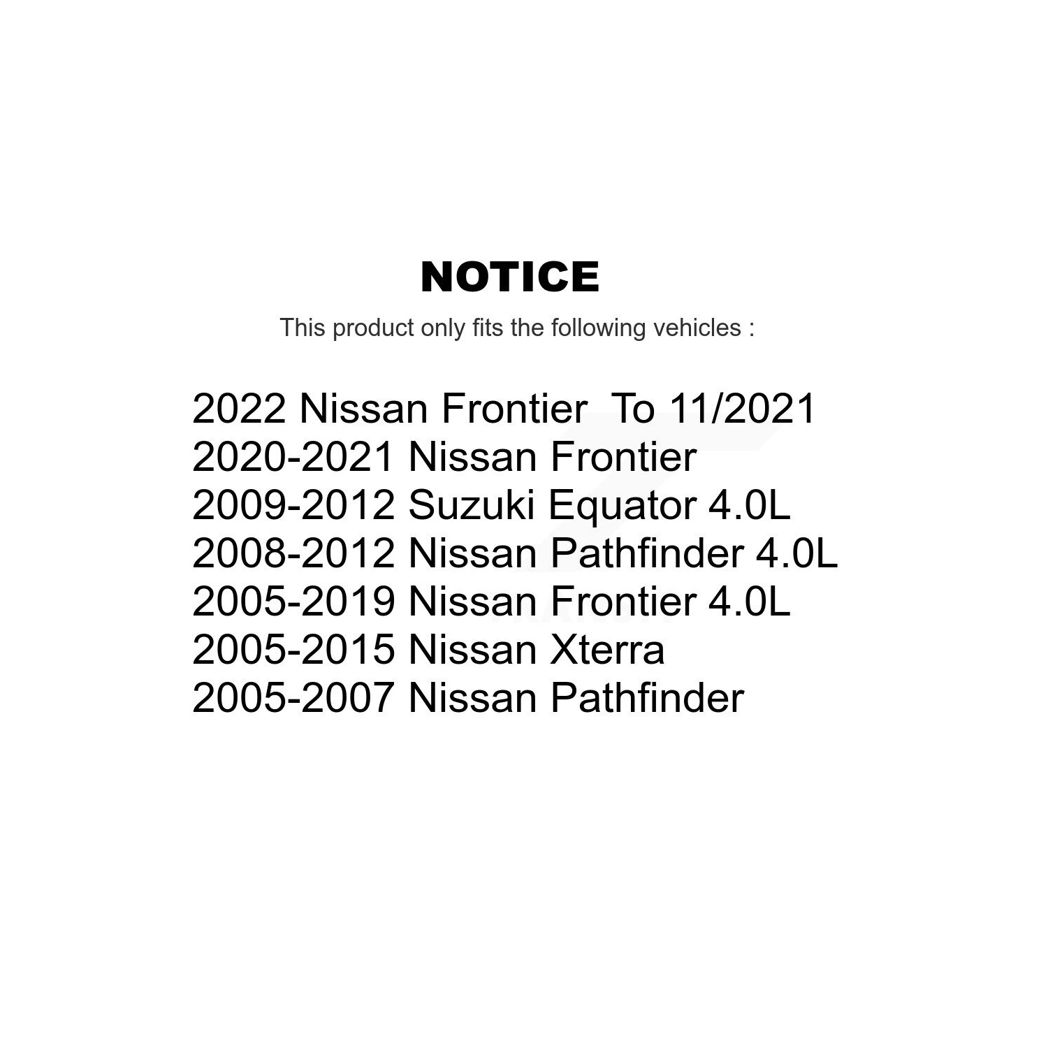 Front Coat Disc Brake Rotors Ceramic Pad Kit For Nissan Frontier Pathfinder Xterra Suzuki KGA-100642