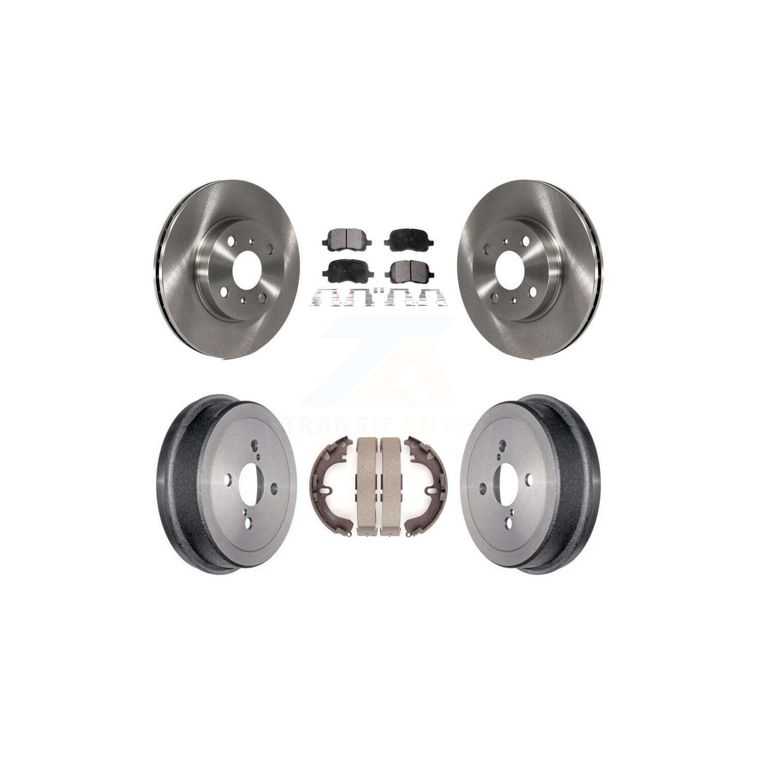 Ensemble de tambours semi-métalliques de plaquettes de frein arrière avant pour Toyota Corolla Chevrolet Prizm K8F-103351