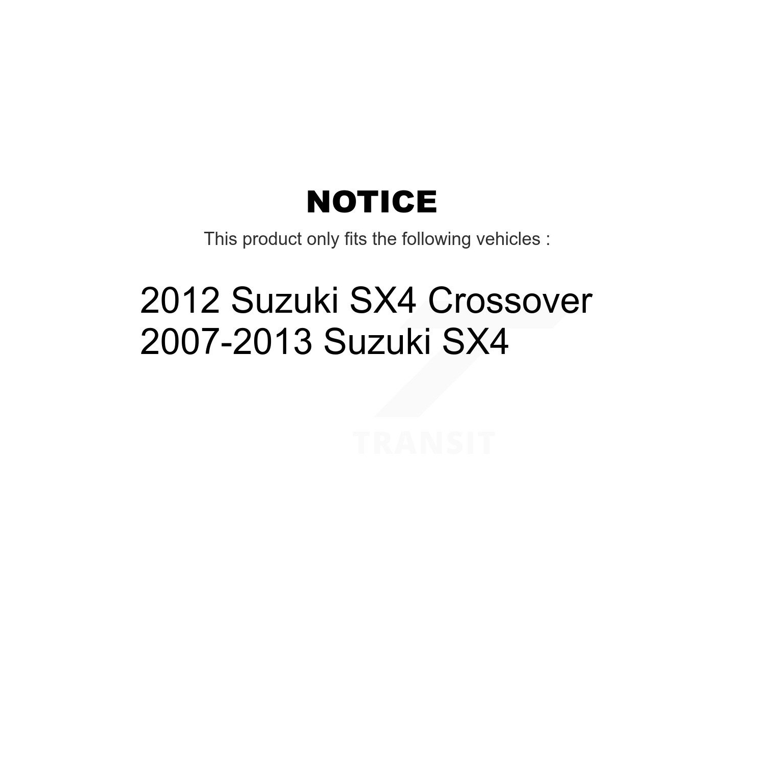 Front Disc Brake Rotors And Ceramic Pads Kit For Suzuki SX4 Crossover K8A-107070