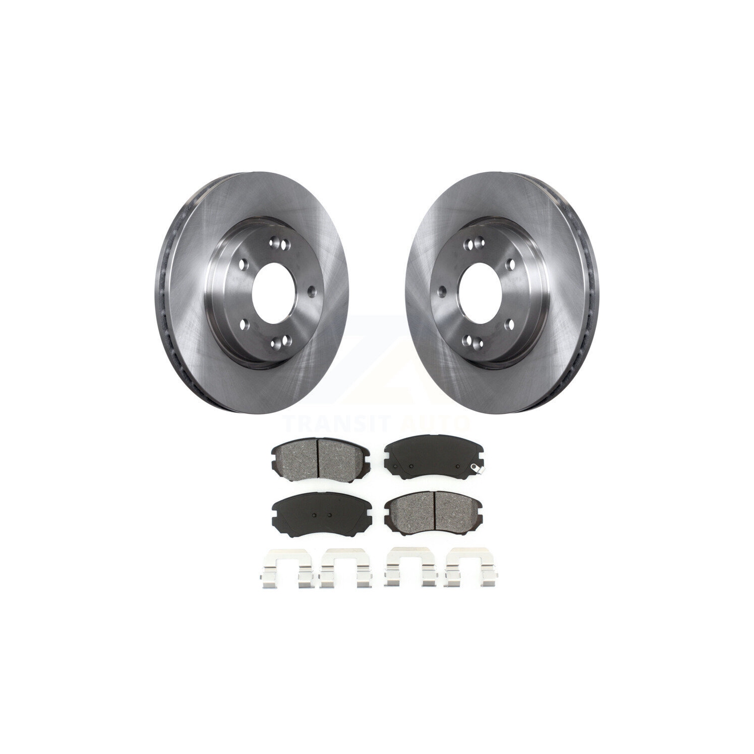 Front Disc Brake Rotors And Semi-Metallic Pads Kit For Hyundai Elantra K8S-100508