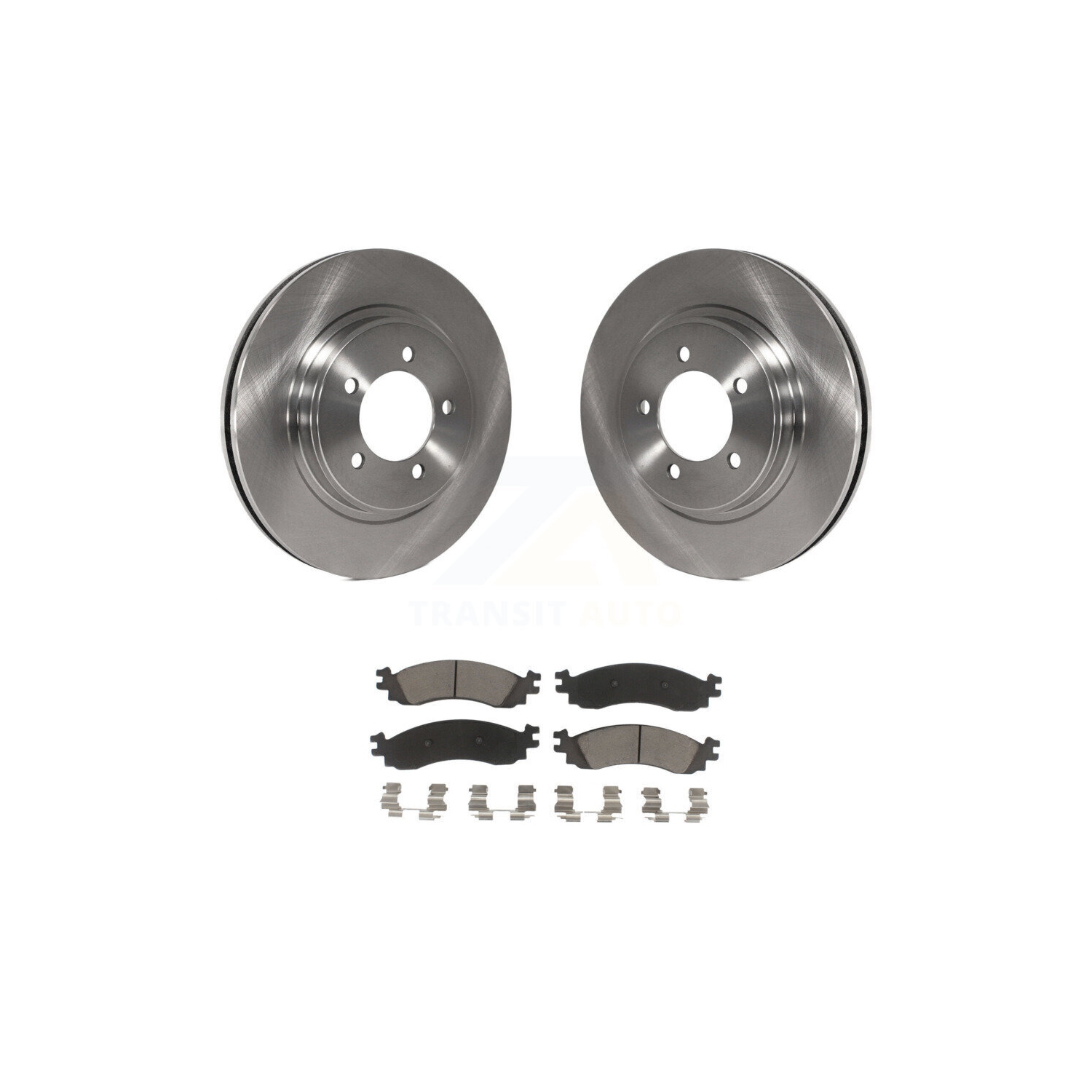 Max Advanced Brakes - Brake Kit for 2007-2010 Ford Explorer/Sport Trac 2006-2010 Mercury Mountaineer Front and Rear Replacement Drilled Slotted Black Coated Disc Brake Rotors and Ceramic Brake Pads