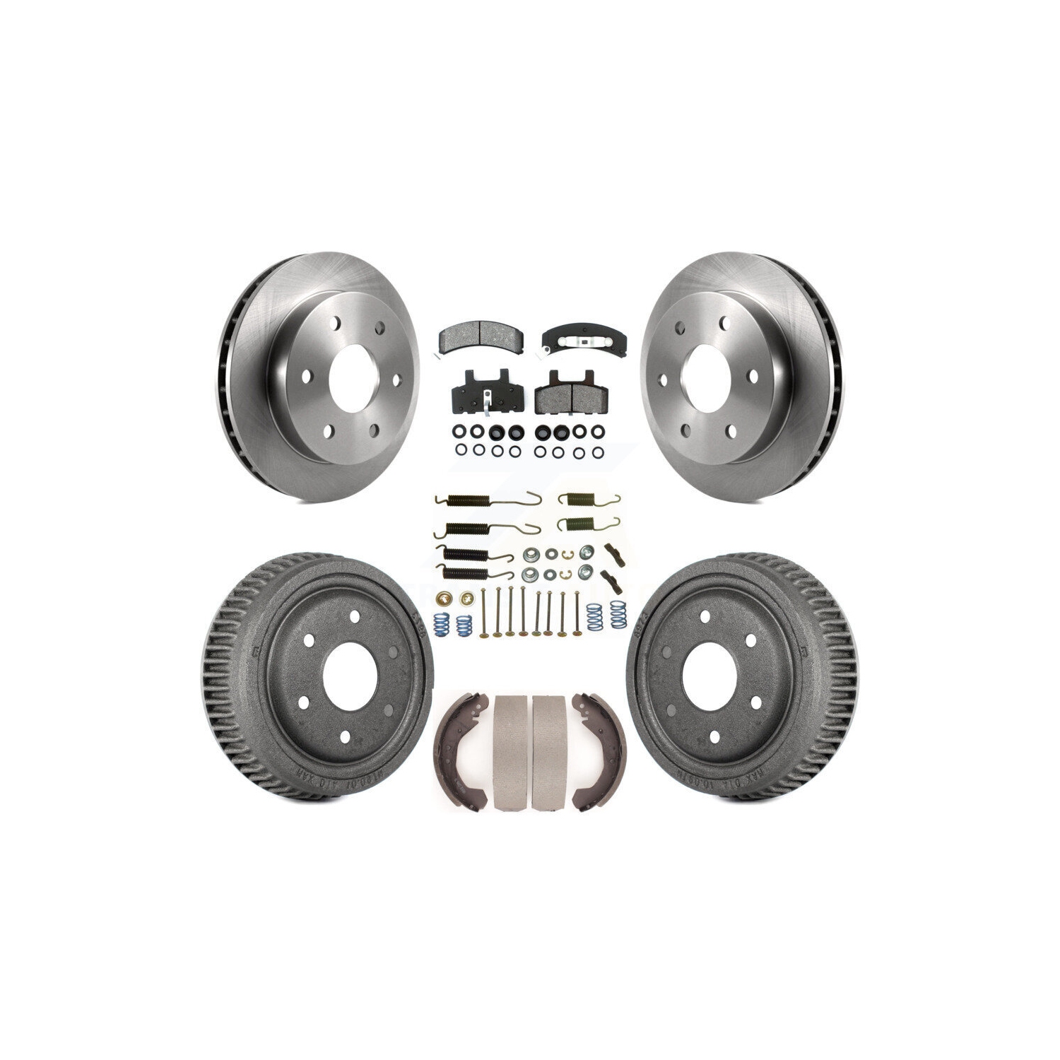 Plaquettes et tambours semi-métalliques de disques de frein arrière avant pour Chevrolet Blazer 4WD K8S-102315 92-94