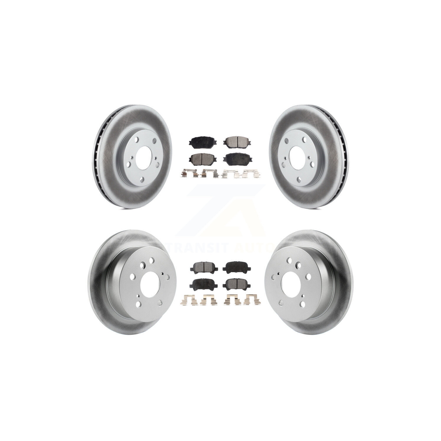 Ensemble de plaquettes semi-métalliques de frein à disque pour Toyota Camry base/le KGF-100756 2005-2006