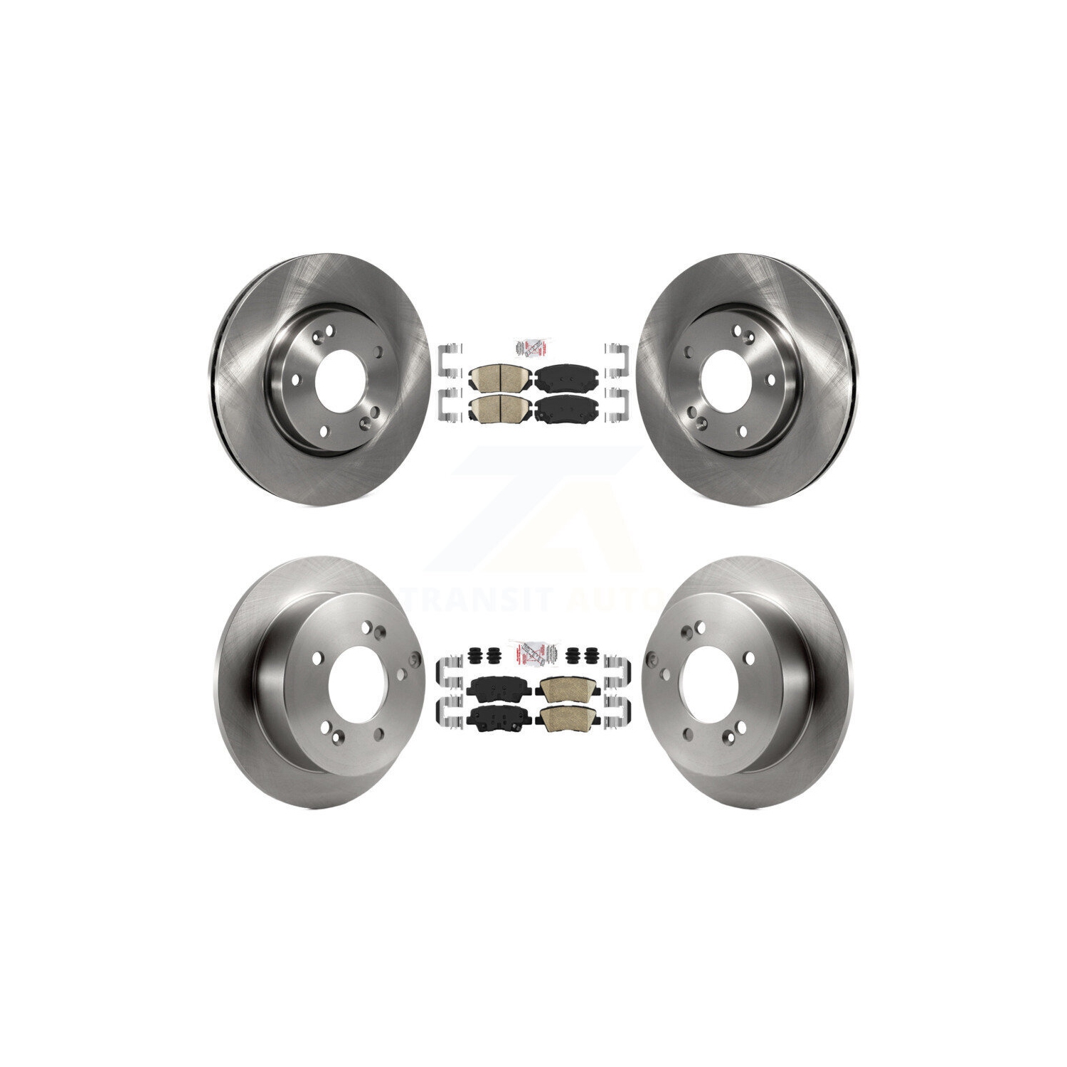 Plaquettes de frein avant arrière en céramique et disques de frein pour Hyundai Sonata 2,4&nbsp;L K8&nbsp;A-106504