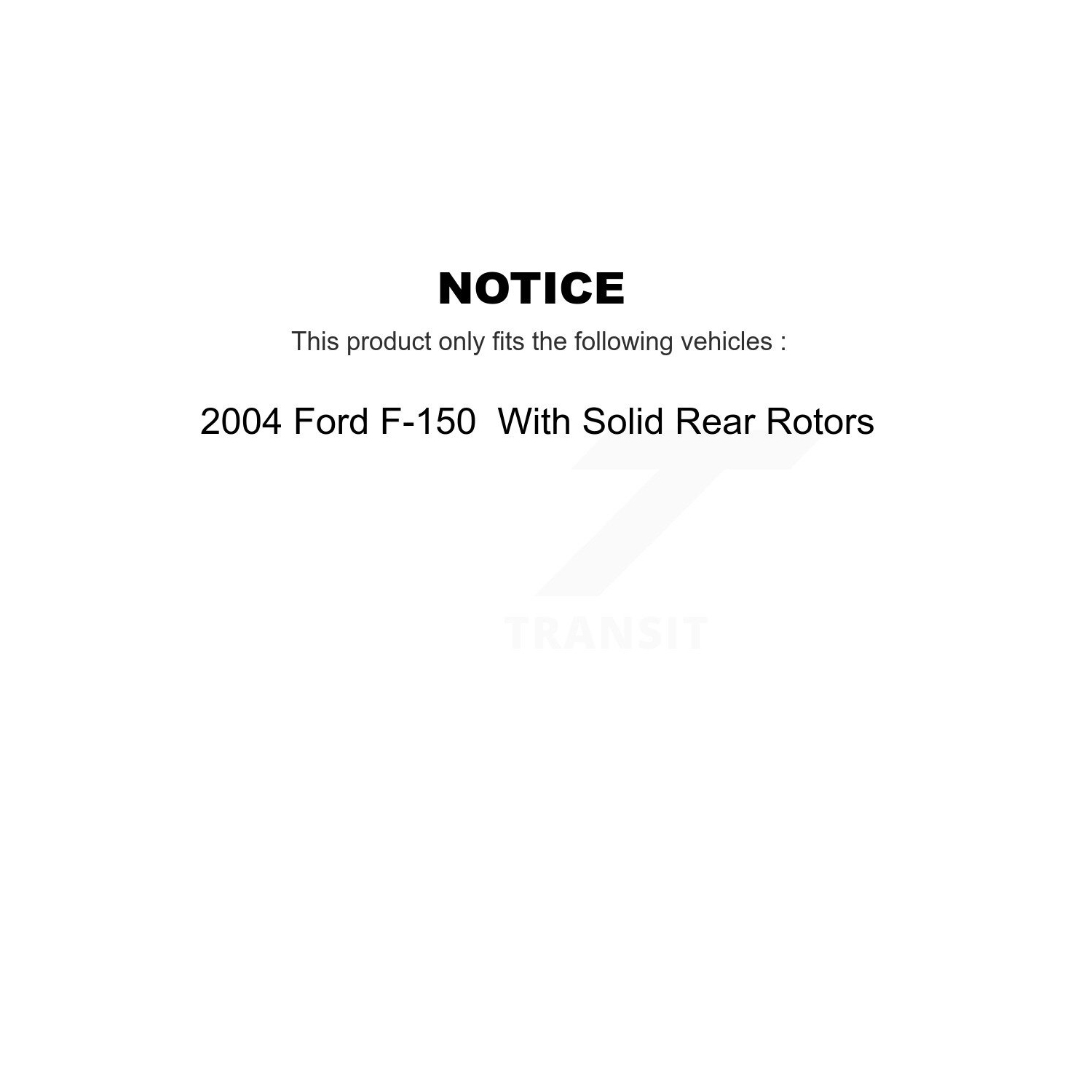 Disques de frein arrière et plaquettes semi-métalliques pour Ford F-150, 8&nbsp;A-106174