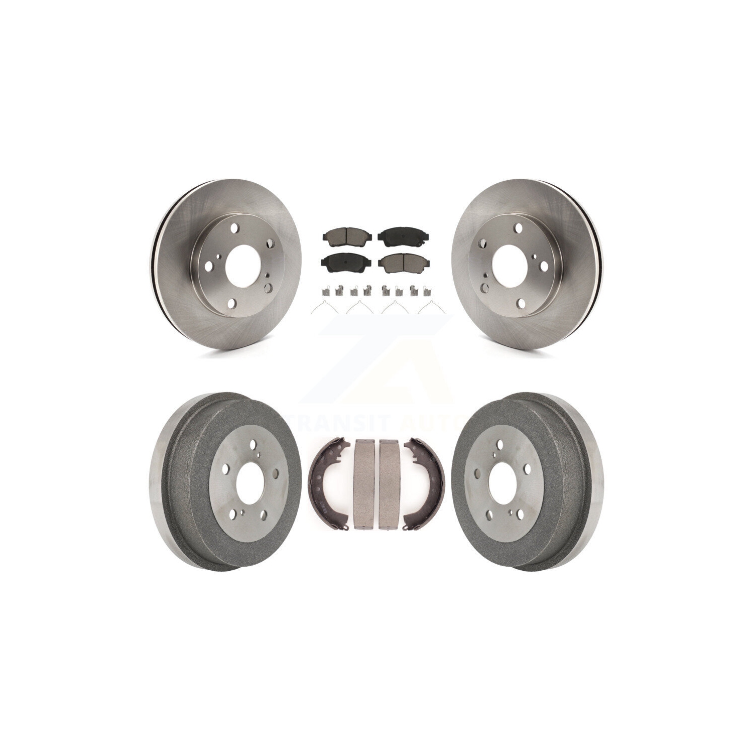 Disques de frein à disque arrière avant, plaquettes en céramique et tambour pour Toyota Camry 2,2&nbsp;L K8C-102386