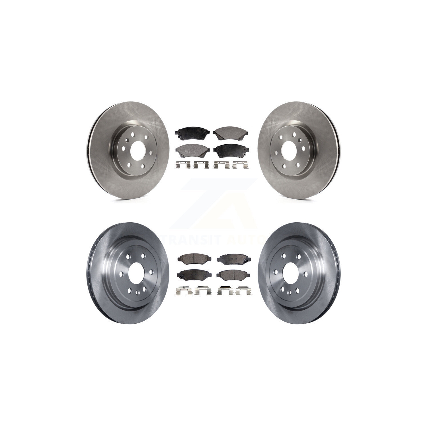 Disques de frein arrière avant et plaquettes semi-métalliques pour Cadillac SRX Saab 9-4X K8F-100822