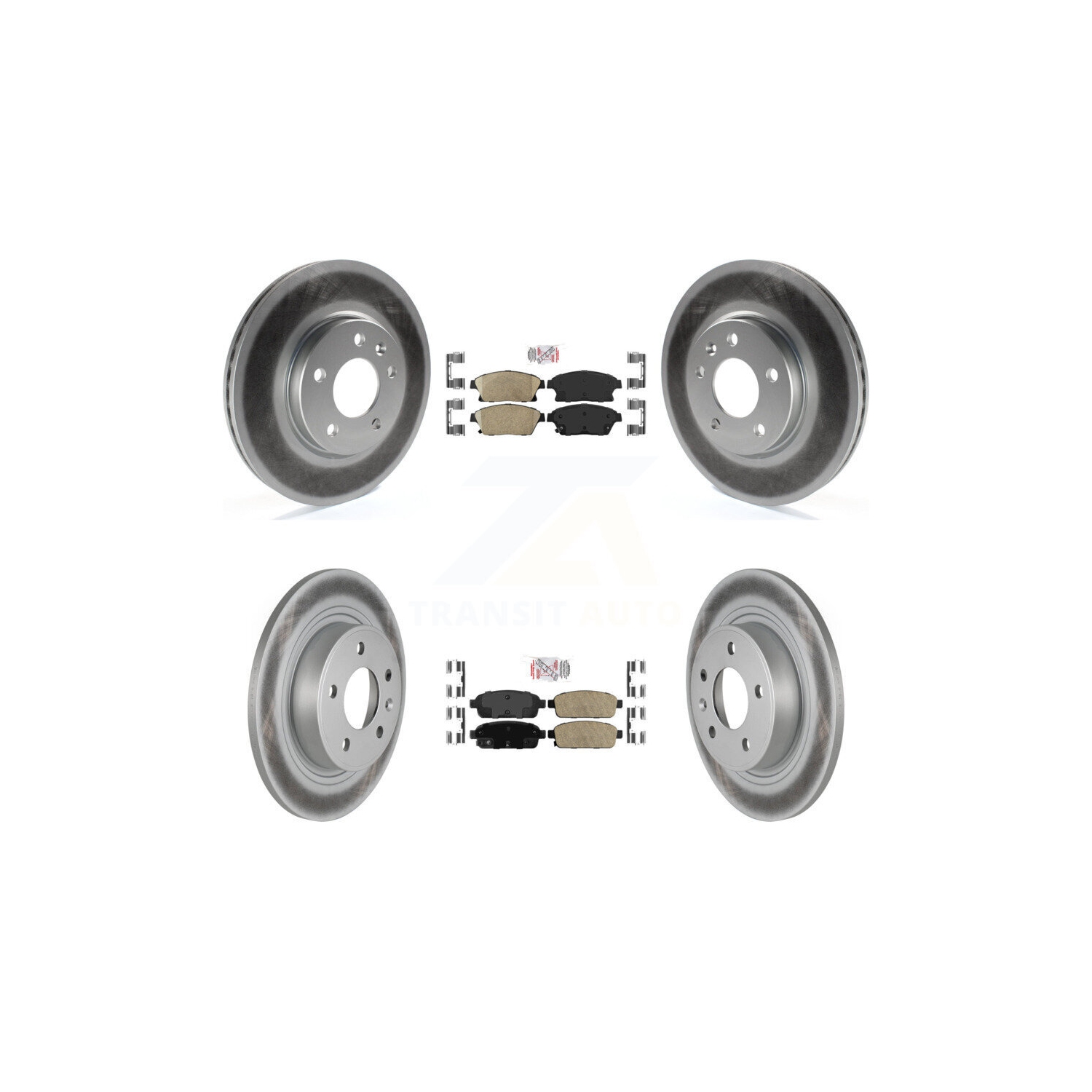 Ensemble de disque de frein à revêtement en céramique avant arrière pour Cruze Buick Verano Volt KGA-102896 de Chevrolet