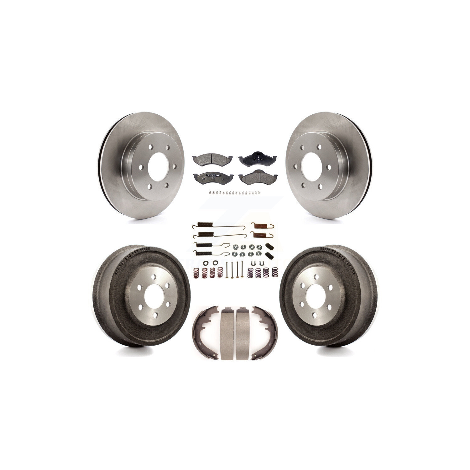 Disque de frein avant arrière, plaquette semi-métallique et tambour pour Dodge Dakota Durango K8F-102048