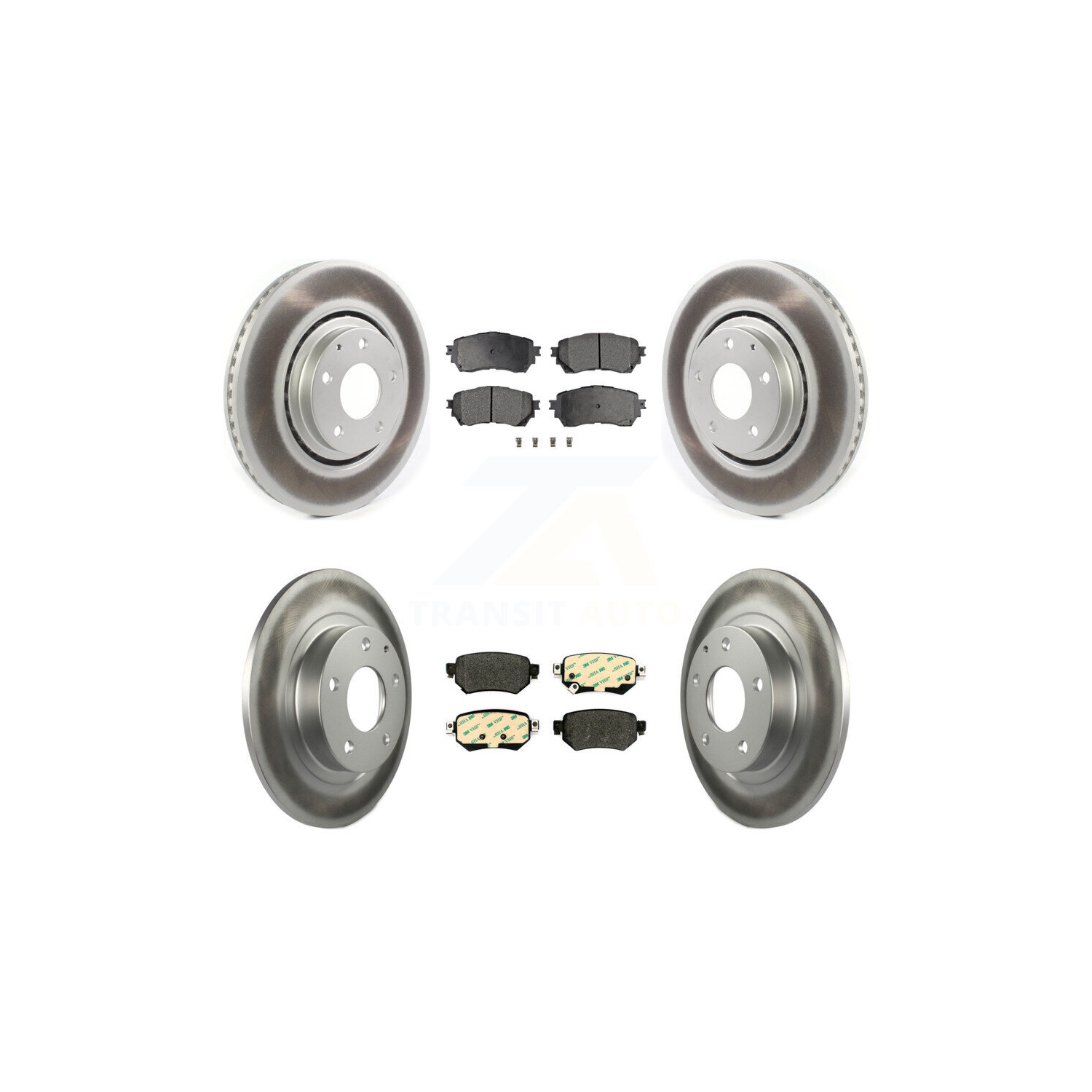 Disques de frein à disque recouverts à l'avant et plaquettes semi-métalliques pour Mazda 6 2021 suralimenté KGF-102767