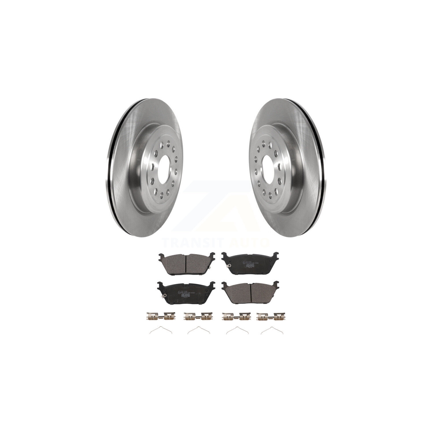 Rear Disc Brake Rotors And Ceramic Pads Kit For Ram 1500 K8T-104017