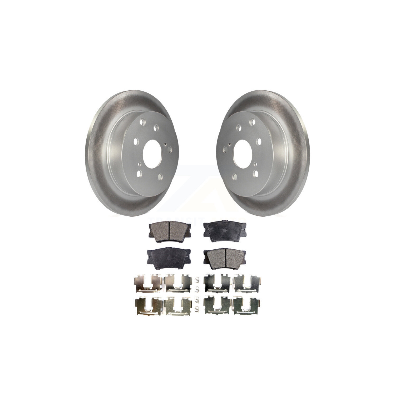 Rear Coated Disc Brake Rotors And Ceramic Pads Kit For Toyota RAV4 Lexus HS250h KGT-101544