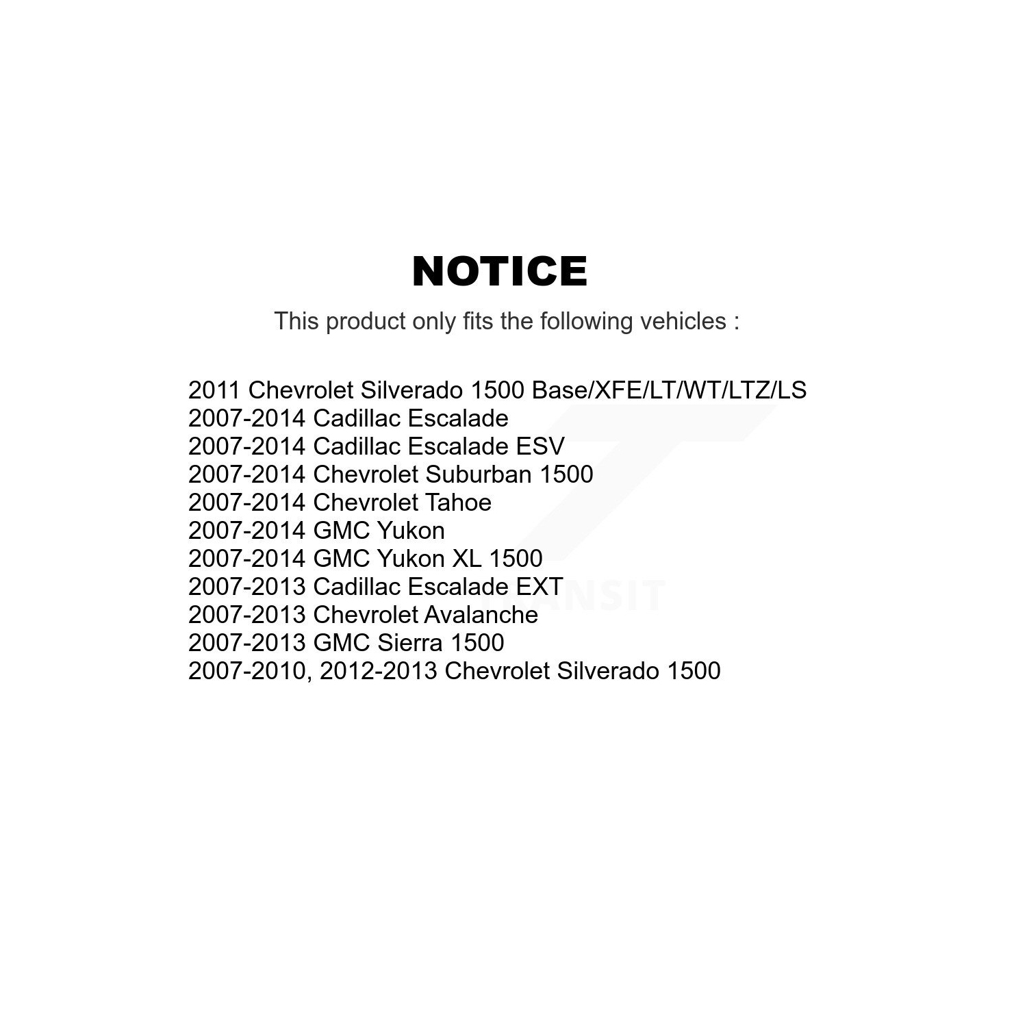 Rear Brake Rotors Semi-Metallic Pad Kit For Chevrolet GMC Sierra 1500 Silverado Avalanche K8S-101551