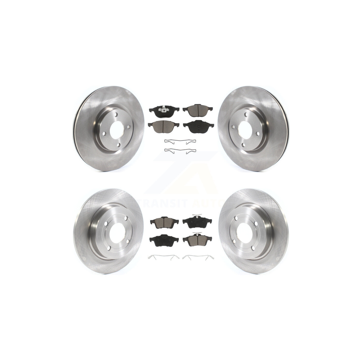 Disques de frein à disque arrière avant et plaquettes en céramique pour Ford EcoSport 2018-2022 à TI K8C-100755