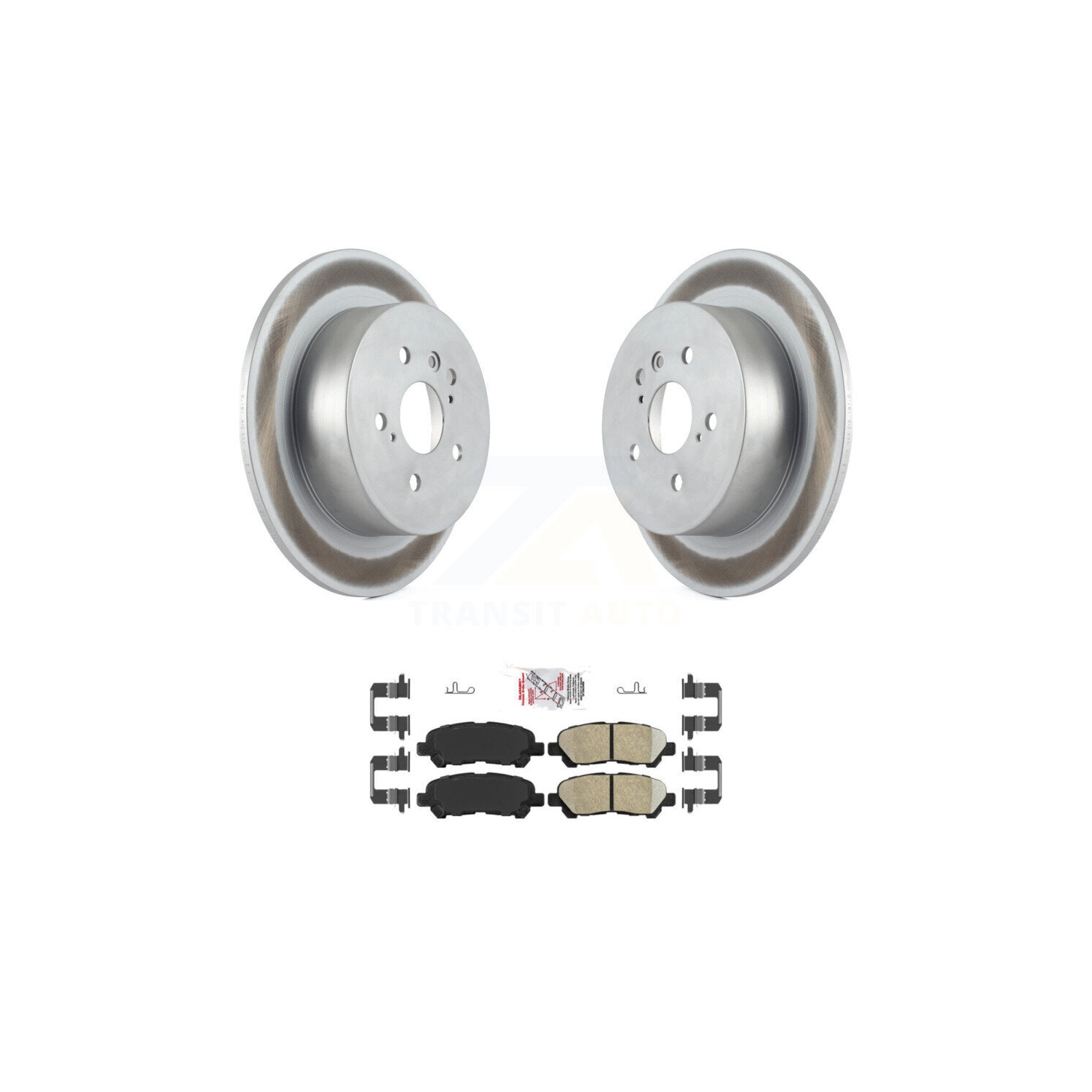 Disques de frein à disque recouverts à l'arrière et plaquettes en céramique pour Toyota Highlander KGA-103913 2008-2013