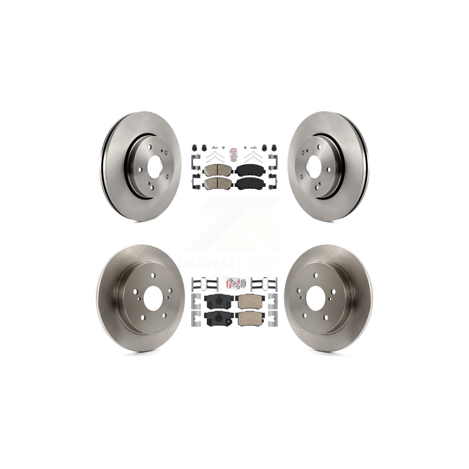 Front Rear Ceramic Pads And Disc Brake Rotors Kit For 2010-2013 Suzuki Kizashi K8A-106471