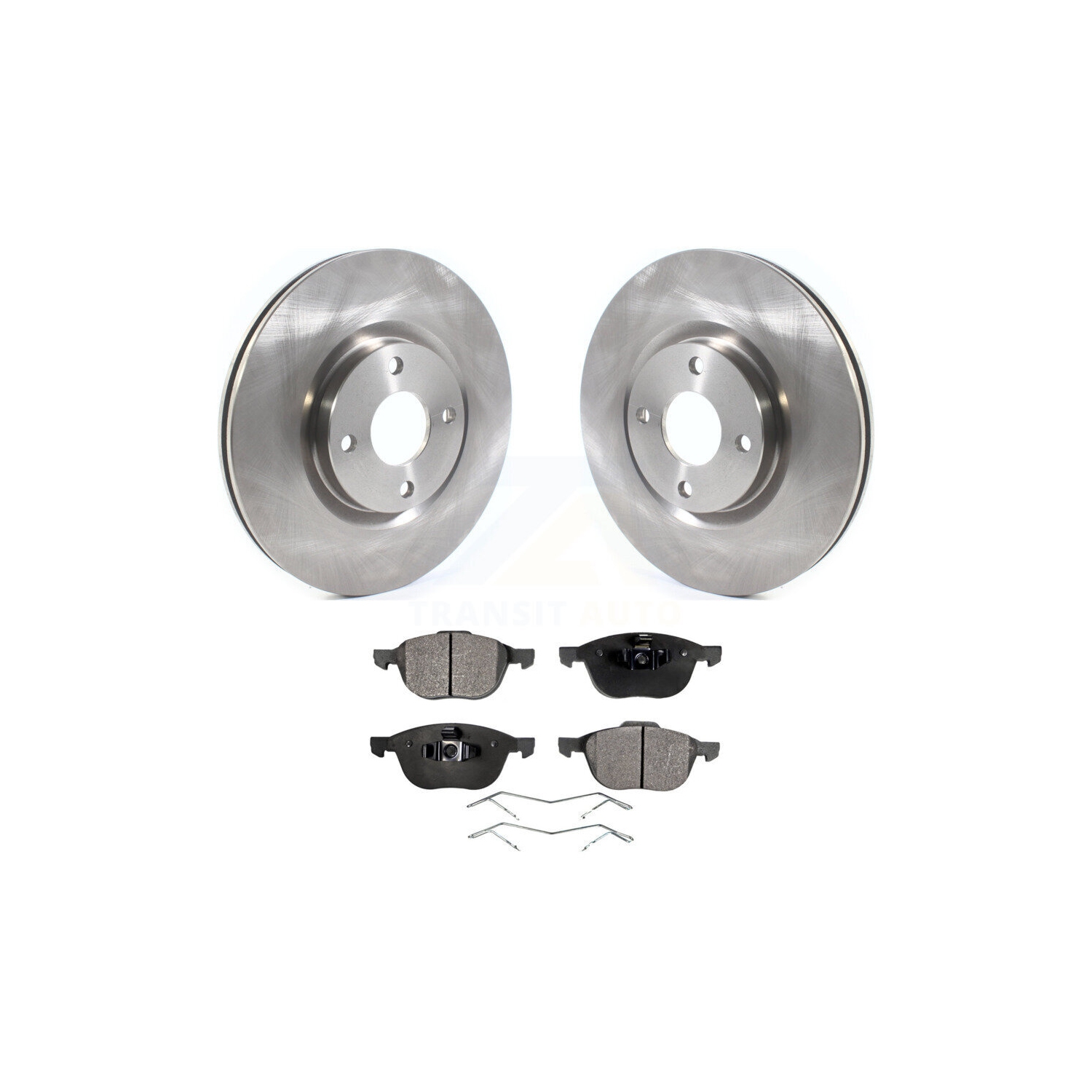 Front Disc Brake Rotors And Semi-Metallic Pads Kit For 2018-2022 Ford EcoSport K8F-102653