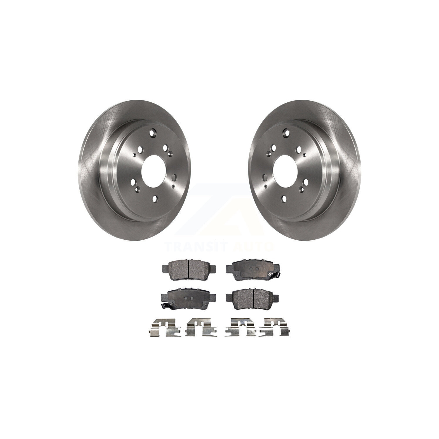 Rear Disc Brake Rotors And Ceramic Pads Kit For 2005-2010 Honda Odyssey K8T-101915